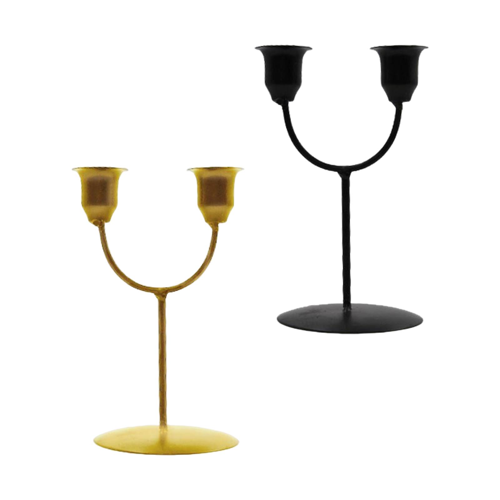 Candles Holder Candlestick Candelabrum Taper Candles Stand Art Decor Display