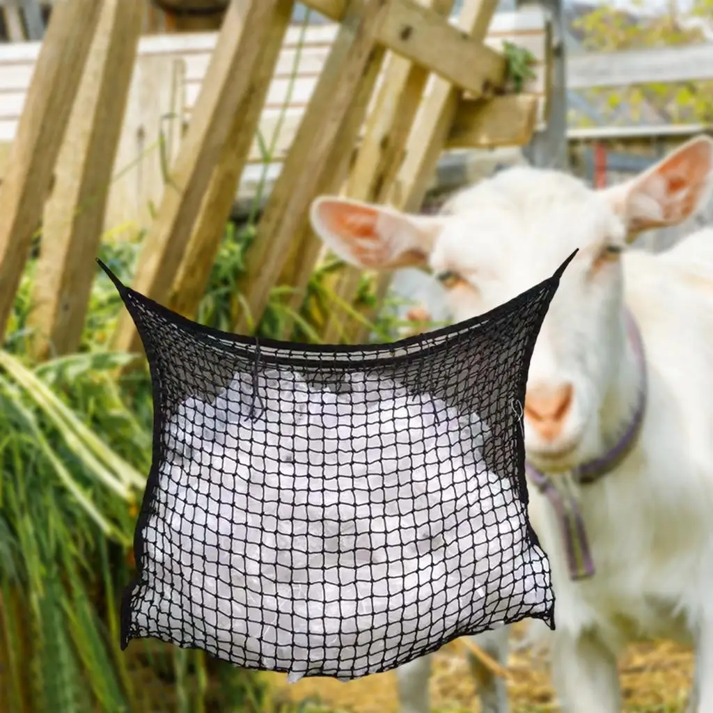 Slow feed Horse Hay Bag Durable Hay Net for Reduces Horse Feeding