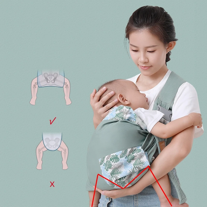 Sling infantil sem complicações Envoltório para amamentação de bebê recém-nascido