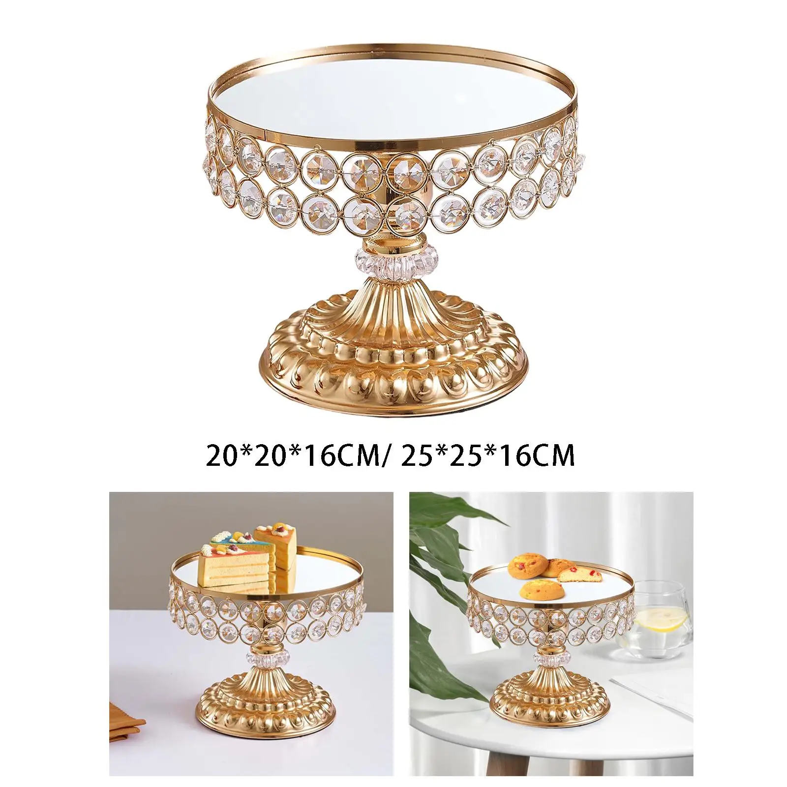 Nordic Dessert Cupcake Display Tray Cake Display Tray Cake Pedestal Footed Cake Platter Cake Display Stand for Wedding Banquet