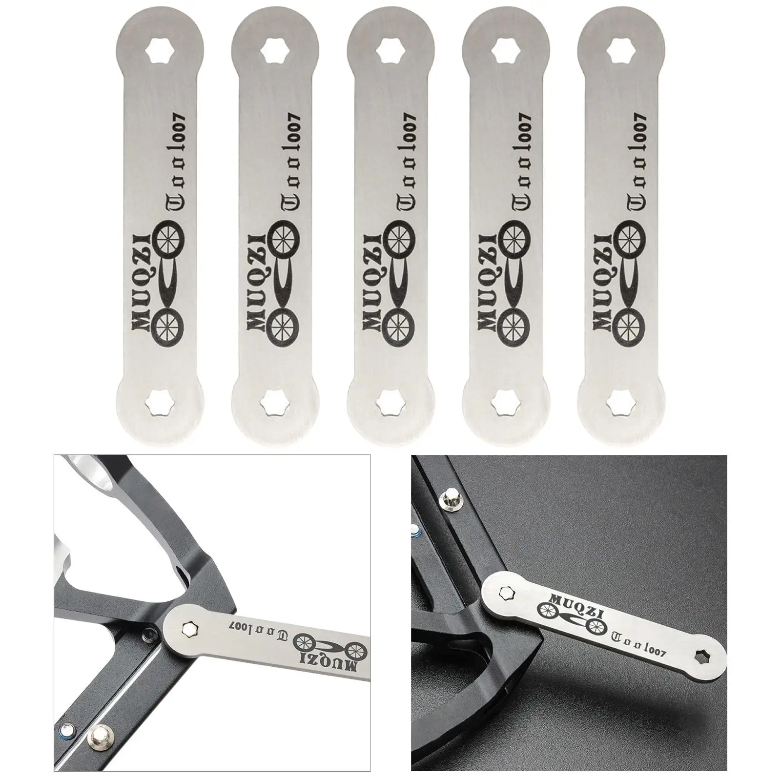 5Pieces Bike Pedal Wrench Removal Tool High-Quality for Repair Bike Biking