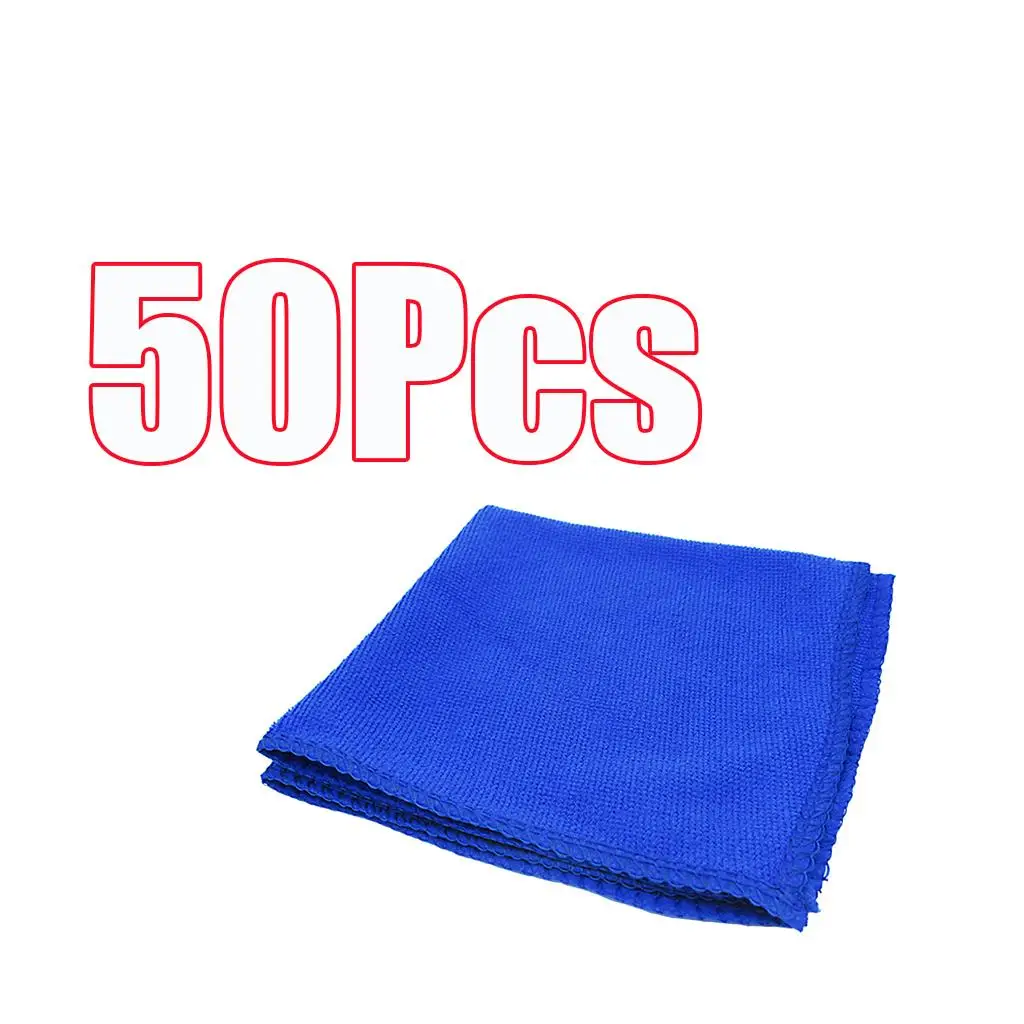 20/30/40/50 25x25cm 10X10 Towel Microfiber Scratch Free