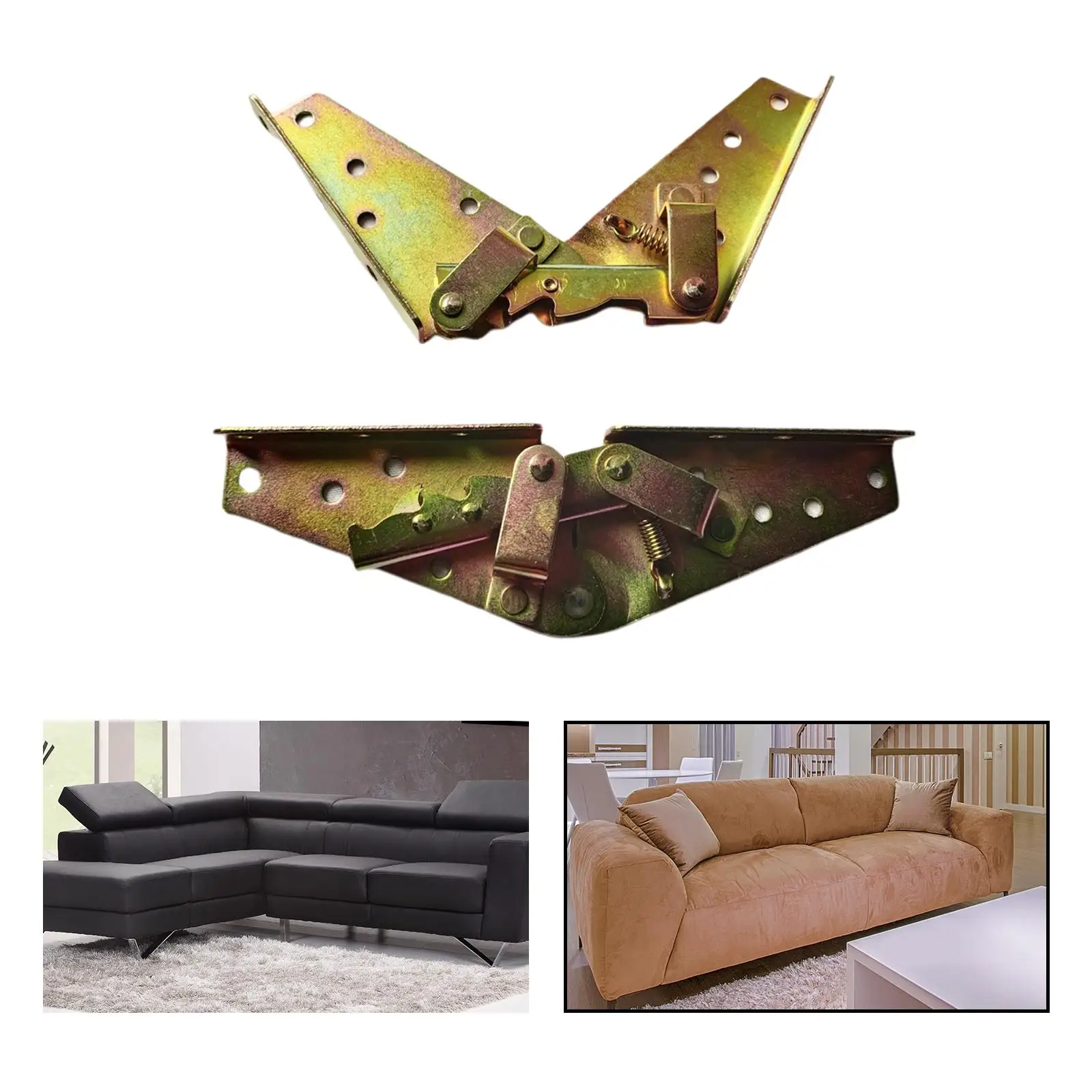 Adjustable Sofa Backrest Hinge Practical Sturdy Durable Heavy Duty for Home