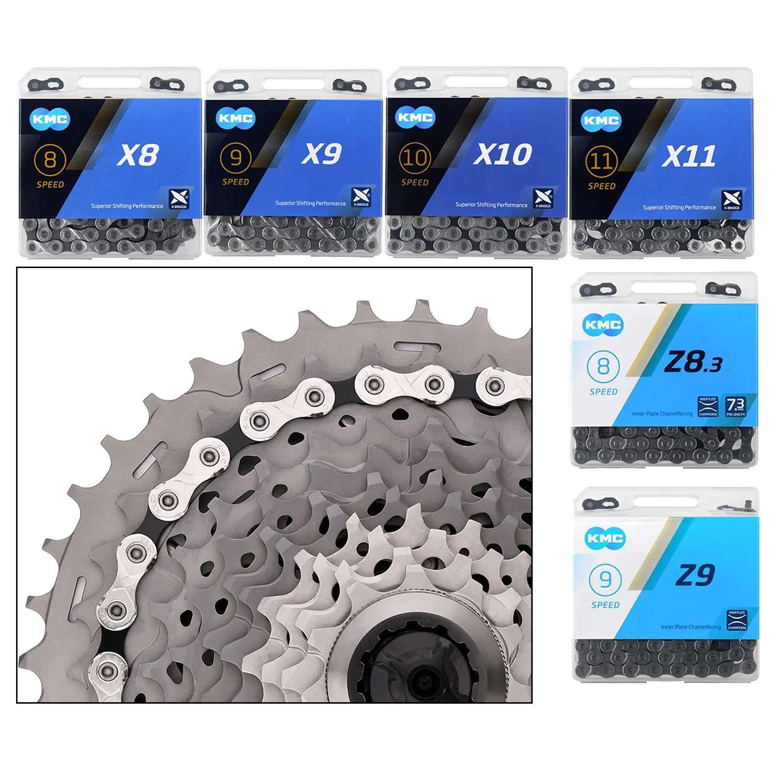Lightweight Bike Chain Solid 116 s Bicycle 8/9/10/11s  Chains Replacement Chain  Connector Joiner Component
