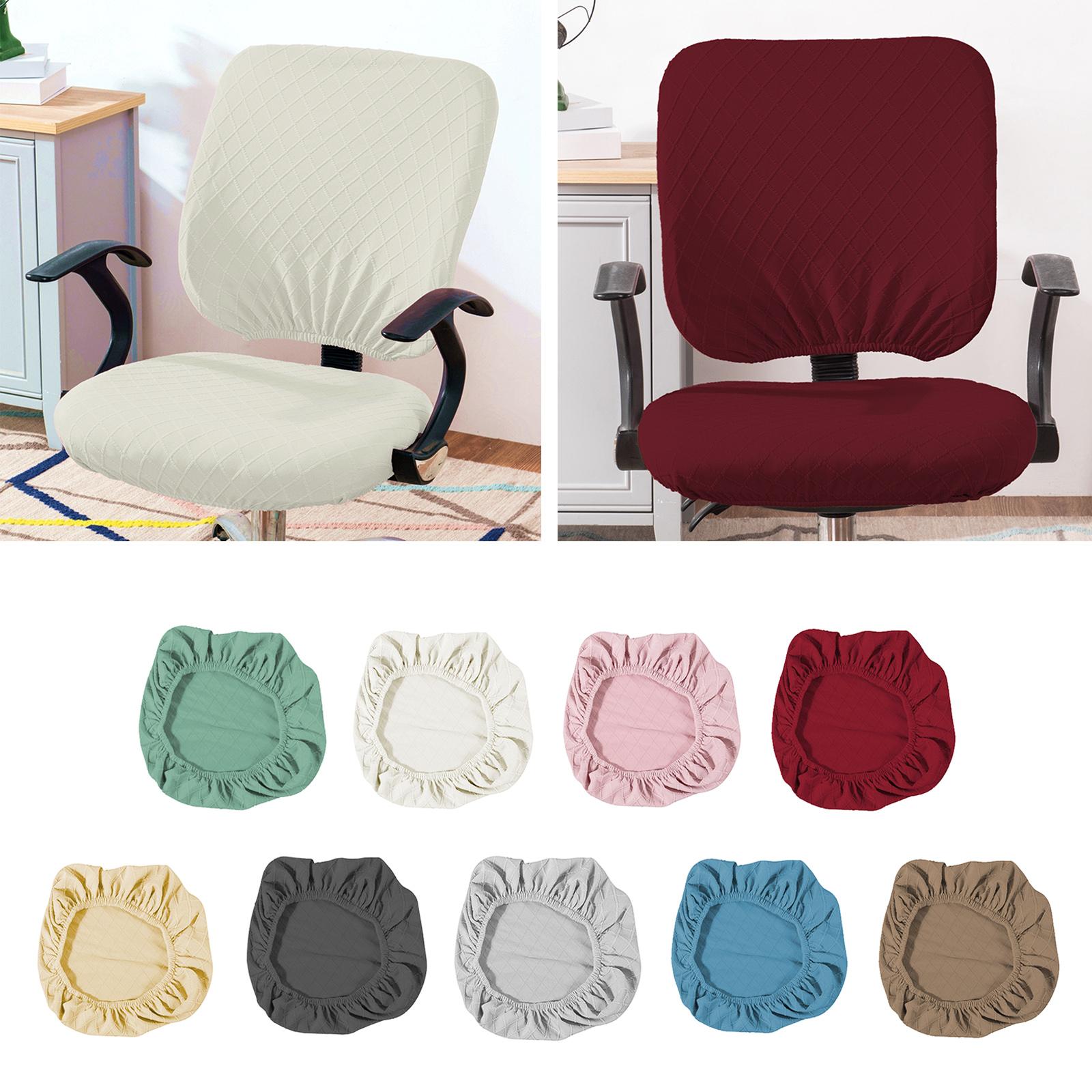 Jacquard Office Chair Cover Removable Chair Slipcover for Desk Chiar Office Swivel