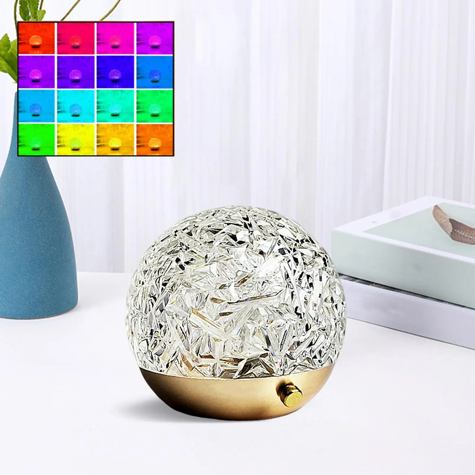 Water Ripple Projector Decorative USB Atmosphere Light Water Wave Effect Table Lamp Water Ripple Projector Light for NightStand