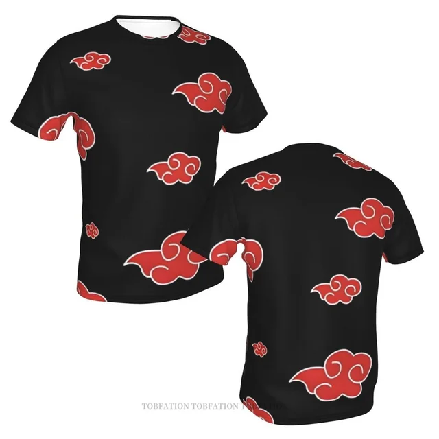 Japão anime akatsuki nuvem símbolos imprimir camisetas masculinas  streetwear manga curta t camisas 2021 masculino feminino