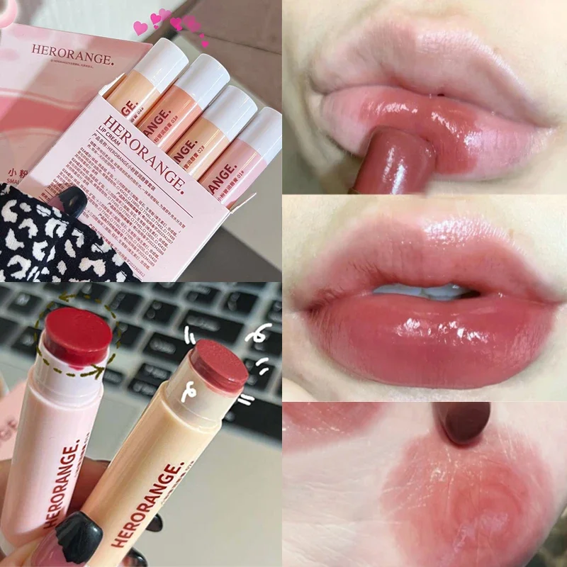 Best of 1 / 4 Pcs Lip Balm Moisturizing Nourishing Lip Gloss Natural Temperature Change Color Jelly Lipstick Makeup Cosmetic Lip Skin Care Reviews & Tips