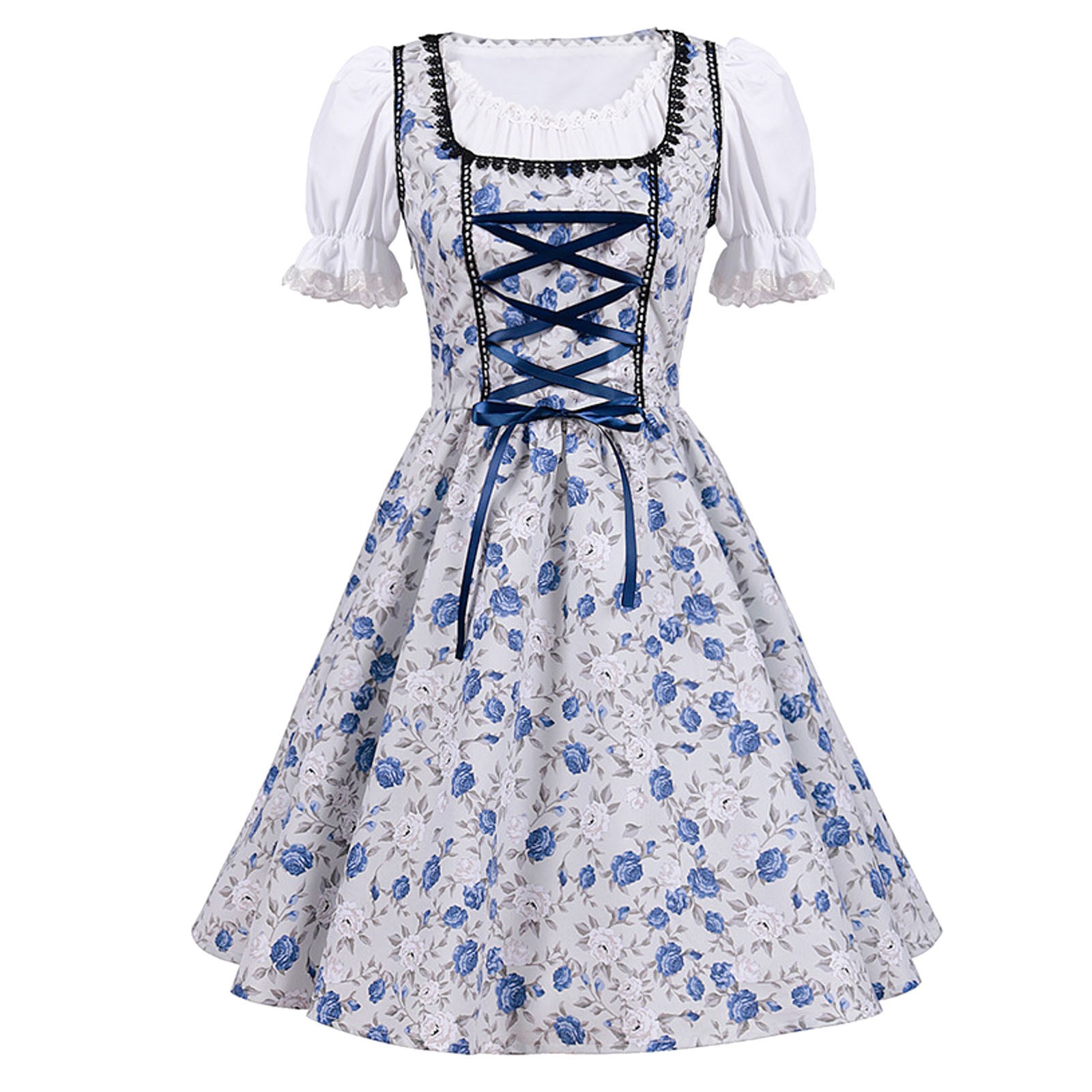 Schnittmusternähanleitung ♡ mädchen-dirndl für die wies’n ♡ gr. 92-146