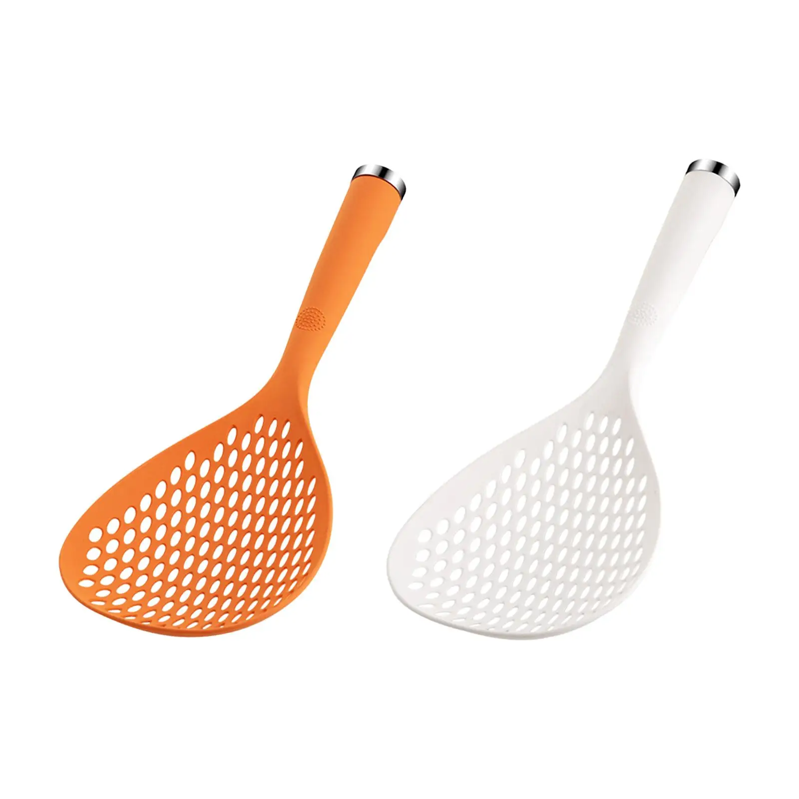 Fine Mesh Sieve Sifter, Kitchen Skimmer with Handle, Food Strainer, Pasta Spoon with Long Handle for Dumplings Kitchen Fruits
