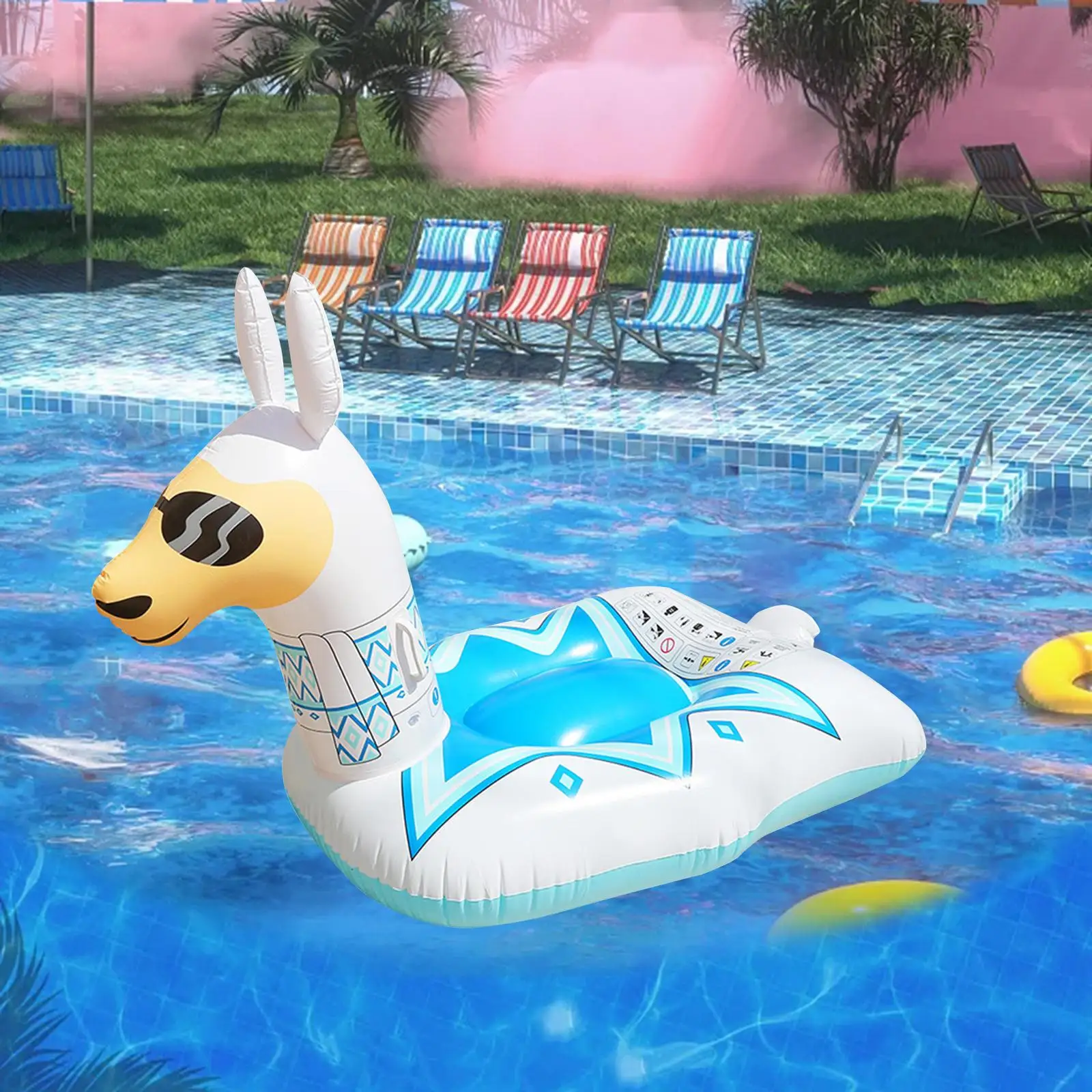 Inflatable Pool Float Floating Row Novelty for Adult for Summer Beach Raft