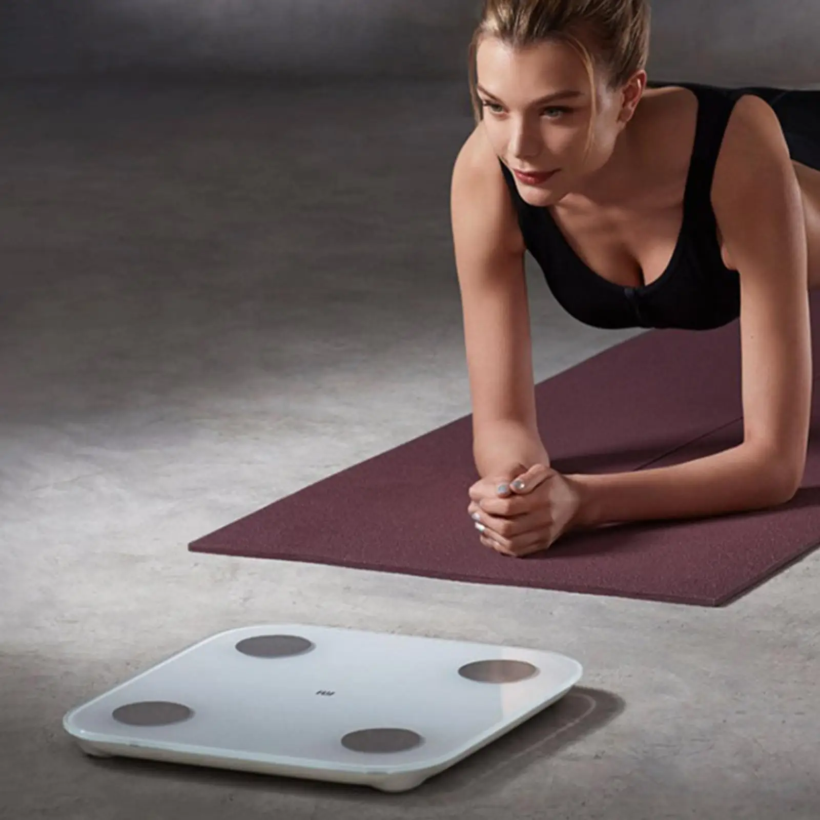 Body Composition Scale, Bathroom Scale Display with Fitness APP Monitor Digital Body Fat Scale for Body Weight