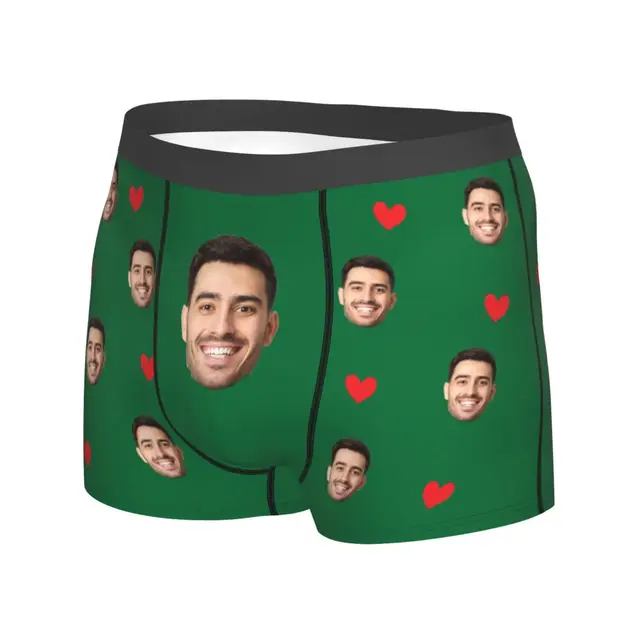 Custom Boxer briefs with Faces, Valentines Day Gift for Husband/boyfriend,  Gift for him Anniversary/Christmas, Fathers Day gift - AliExpress