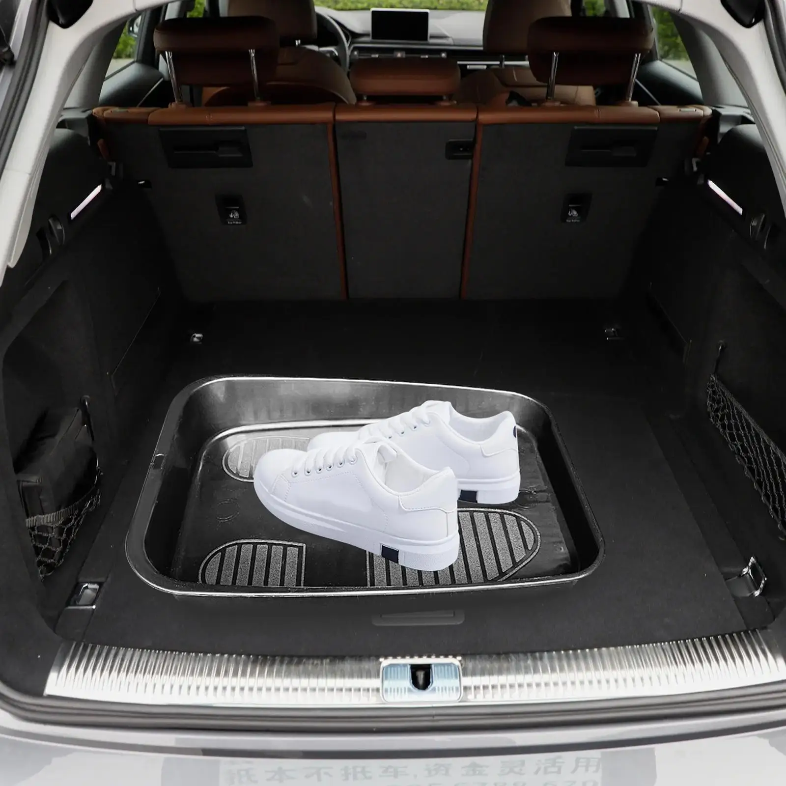 Car Shoes Storage Tray Multifunctional Interior Umbrella Stowing Under Seat Accessories Auto Storage Box Easy to Easy Container