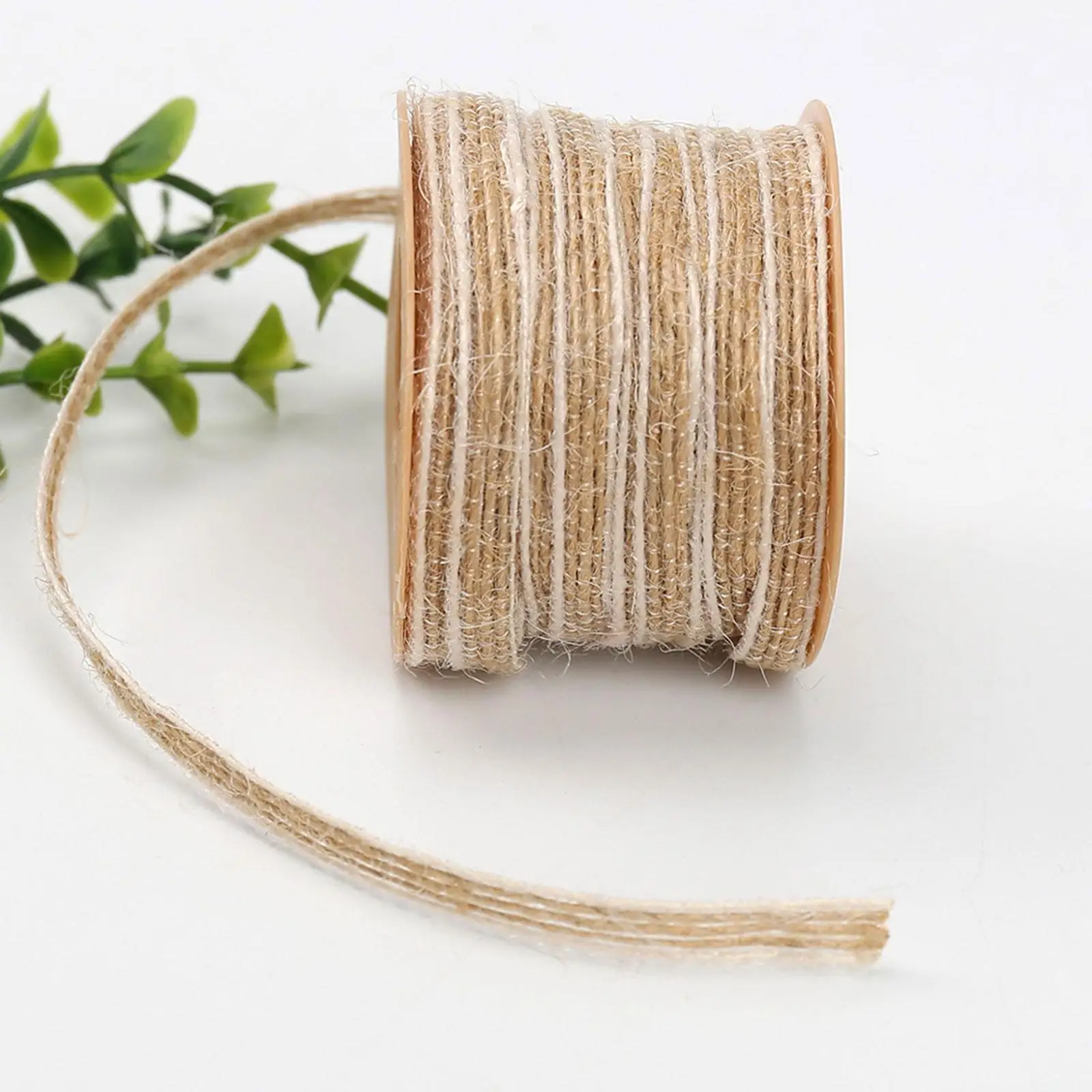 10 Meters Jute Rope Decorative Wrap Handmade Parcel Supplies Crafts Artwork Hemp 5mm Twine Rope for Macrame Wedding Garden