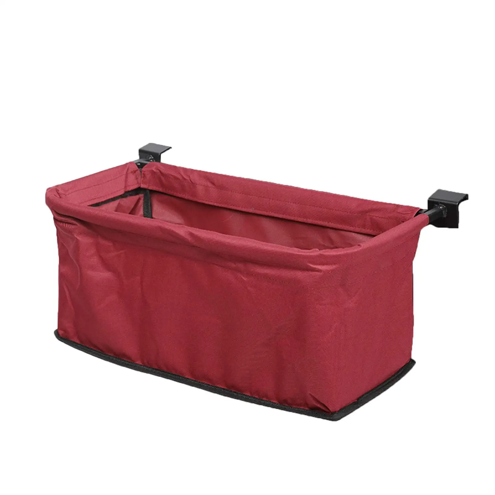 Utility Folding Cart Tail Bag Hand Push Pull Cart Basket Oxford Cloth Trolley Accessories for Garden Picnic