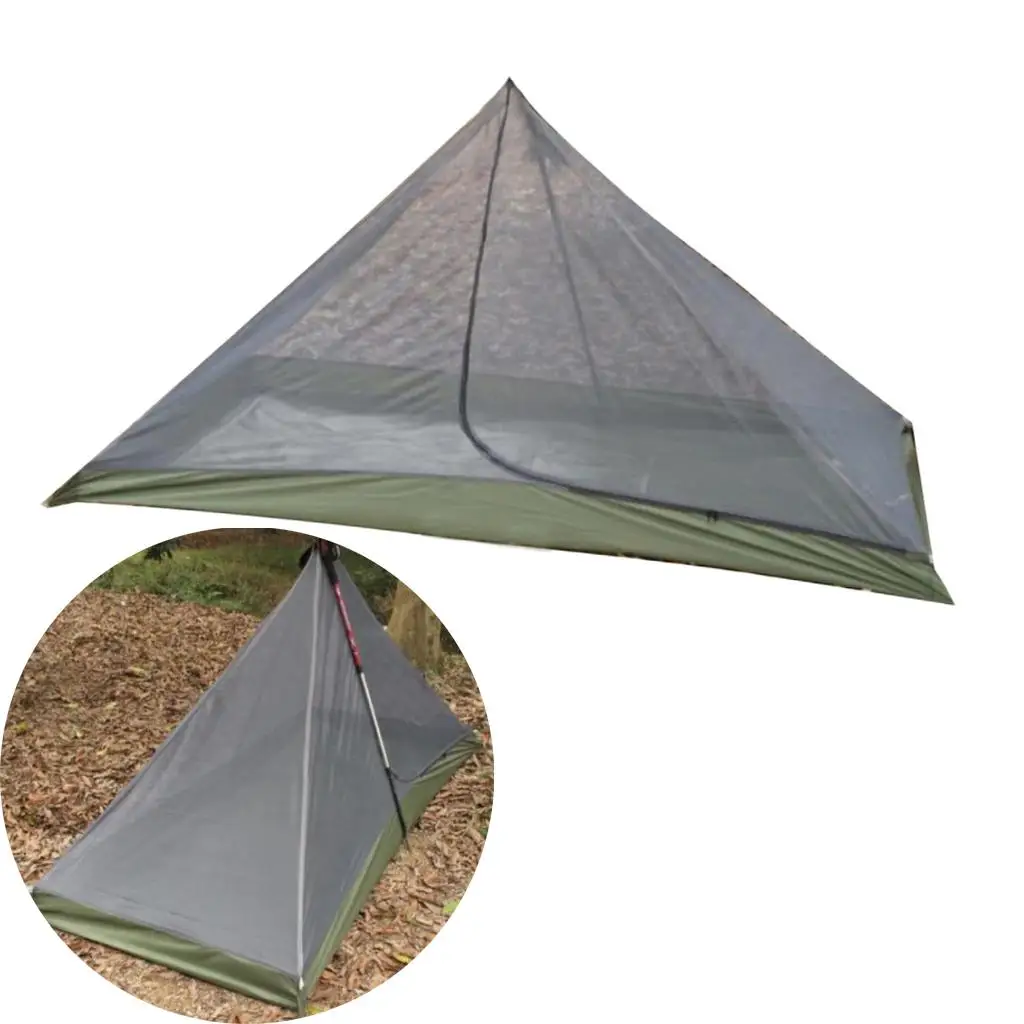 Portable Nylon -Light Rodless Inner Tent Mesh for Camping Fishing