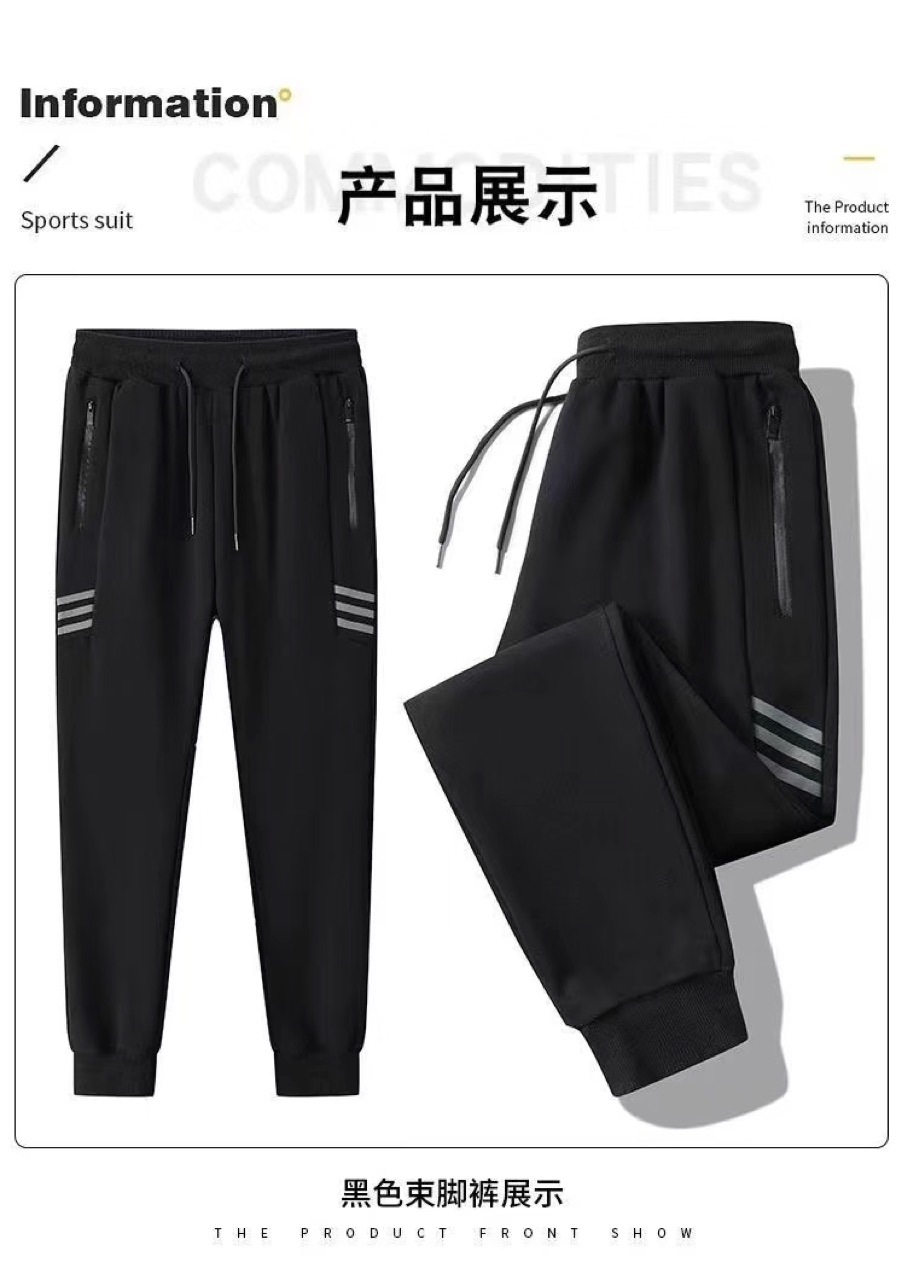 Description Picture 5 of itemwinter velvet thickened pants loose casual leggings pants for men and women trendy large size sports pants