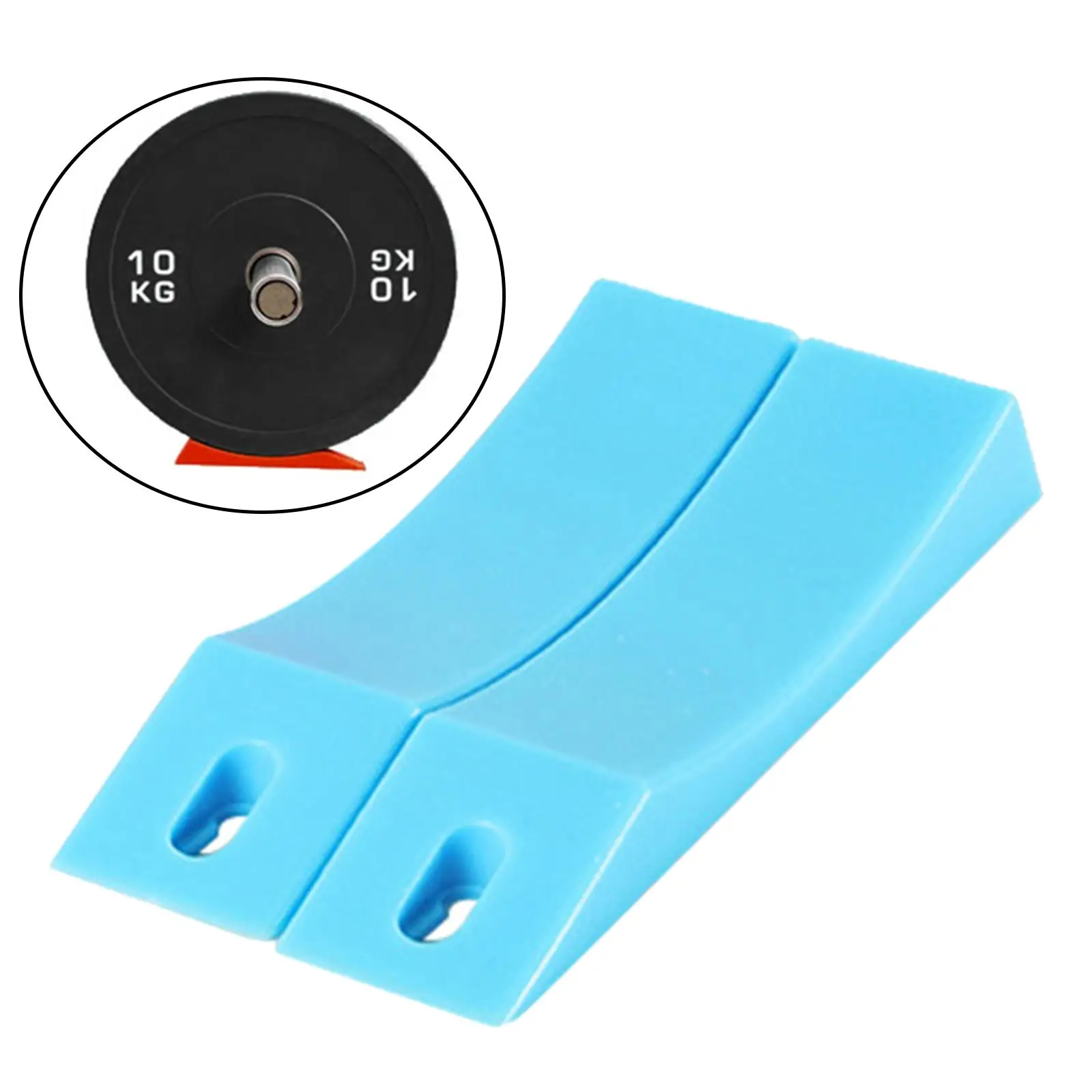 2x Anti Slip Barbell Plate Silicone Barbell Wedge for Dumbbell Rack Stand
