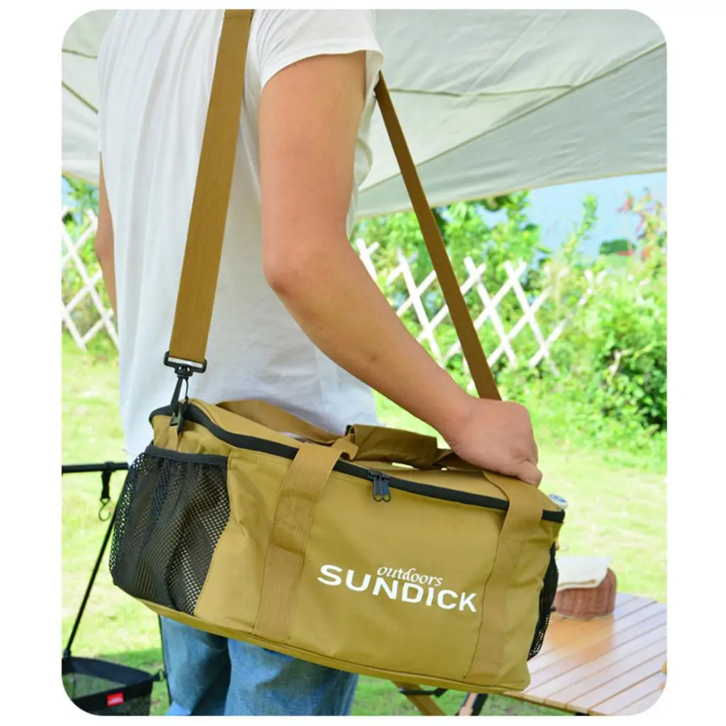 leipupa Large Insulated Picnic Bag Storage Basket Waterproof Delivery