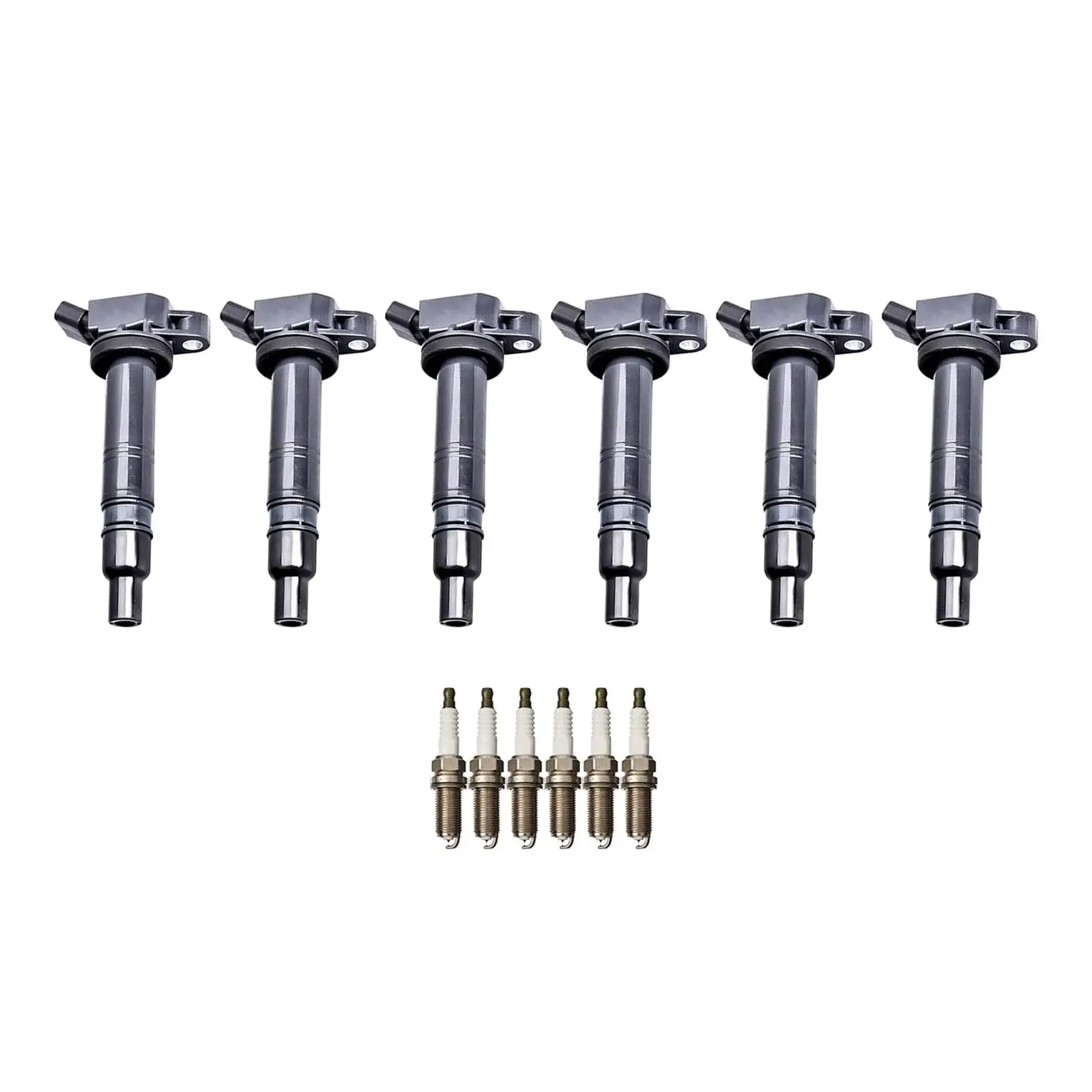 6 Ignition Coils 6 Iridium Spark Plugs IC3157AA470406 Automotive Parts Ignition Coil Set Durable for Toyota for tacoma 4 Runner