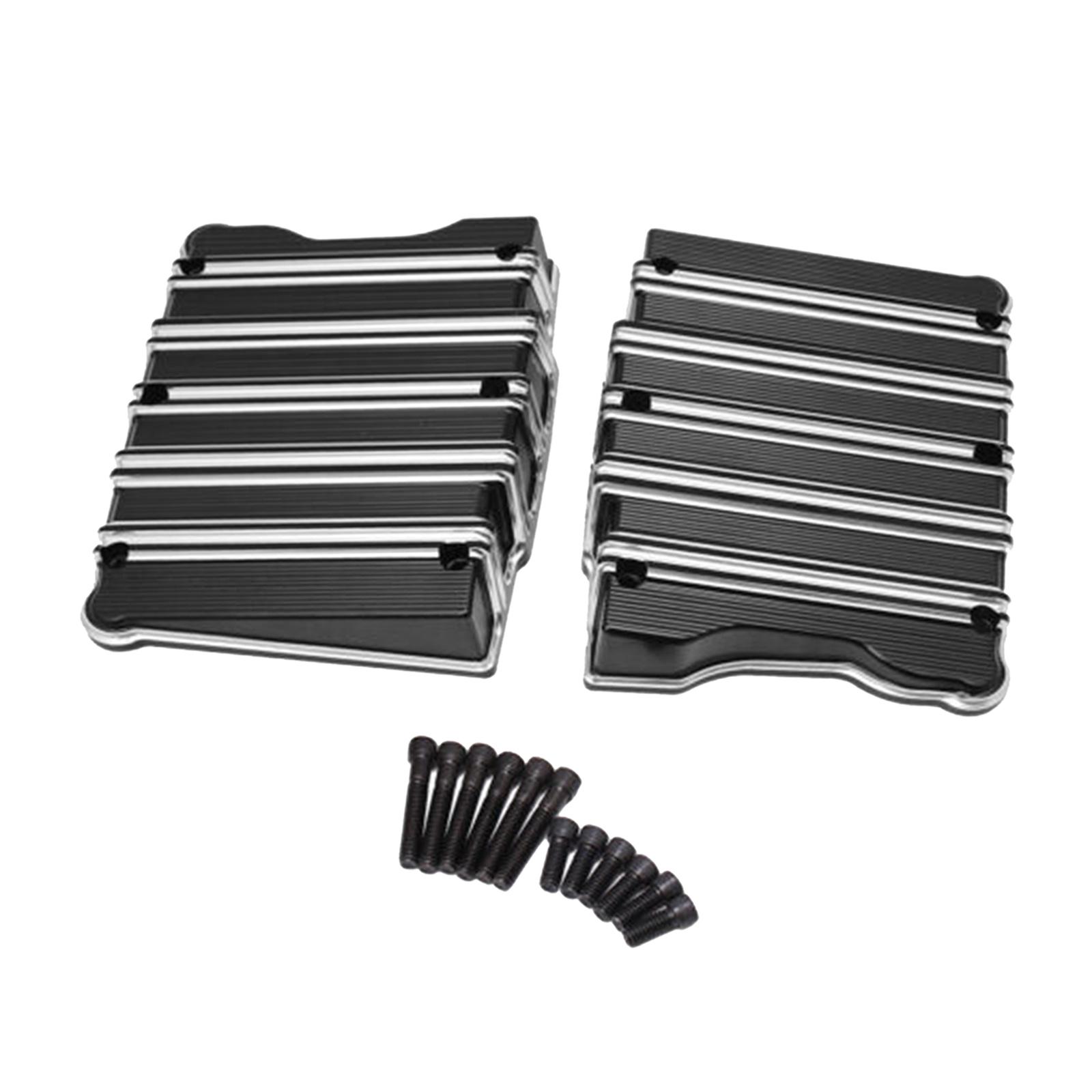 One Pair Motorcycle Rocker Box Covers for Twin Cam 1999-2018, Professional