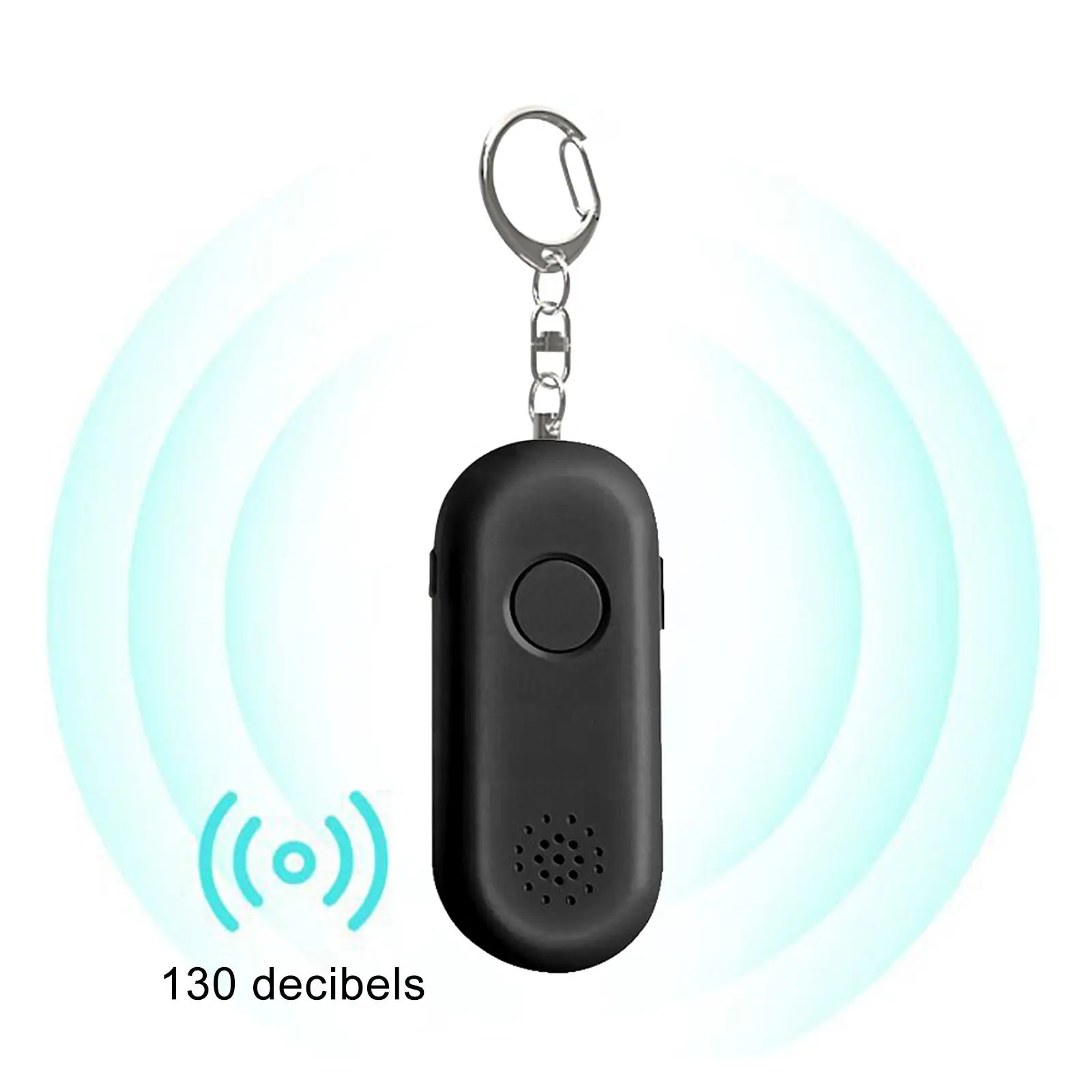 Security Alarm Protection Device 130dB Pocket Alarm Keychain for Camping Security Protect Kids Women Boys