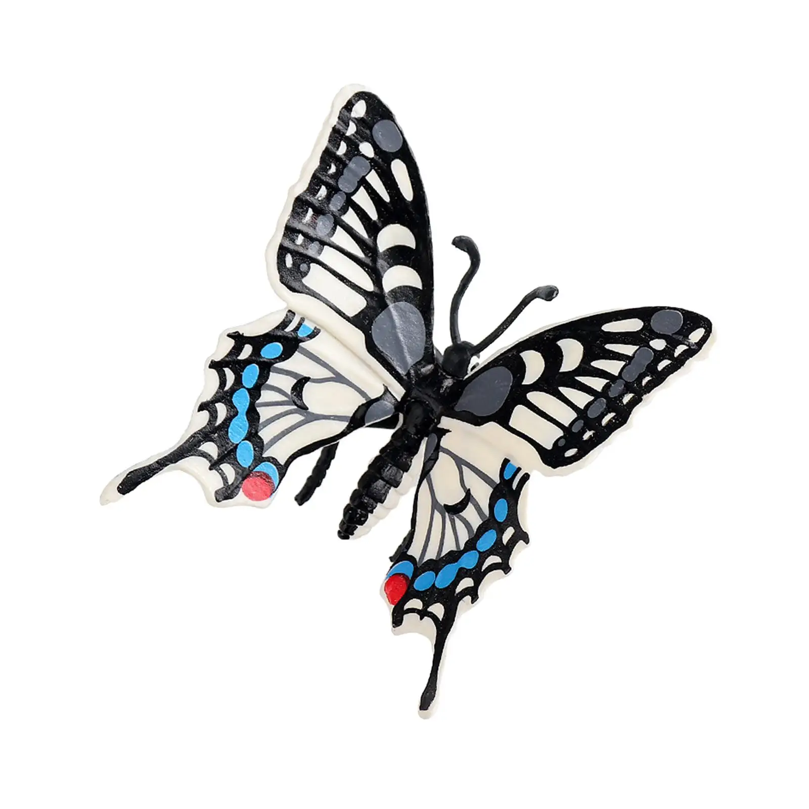 Butterfly Animal Model Realistic Swallowtail Butterfly for Bath Toys Photo Props Party Favors Cake Toppers Teaching Aids