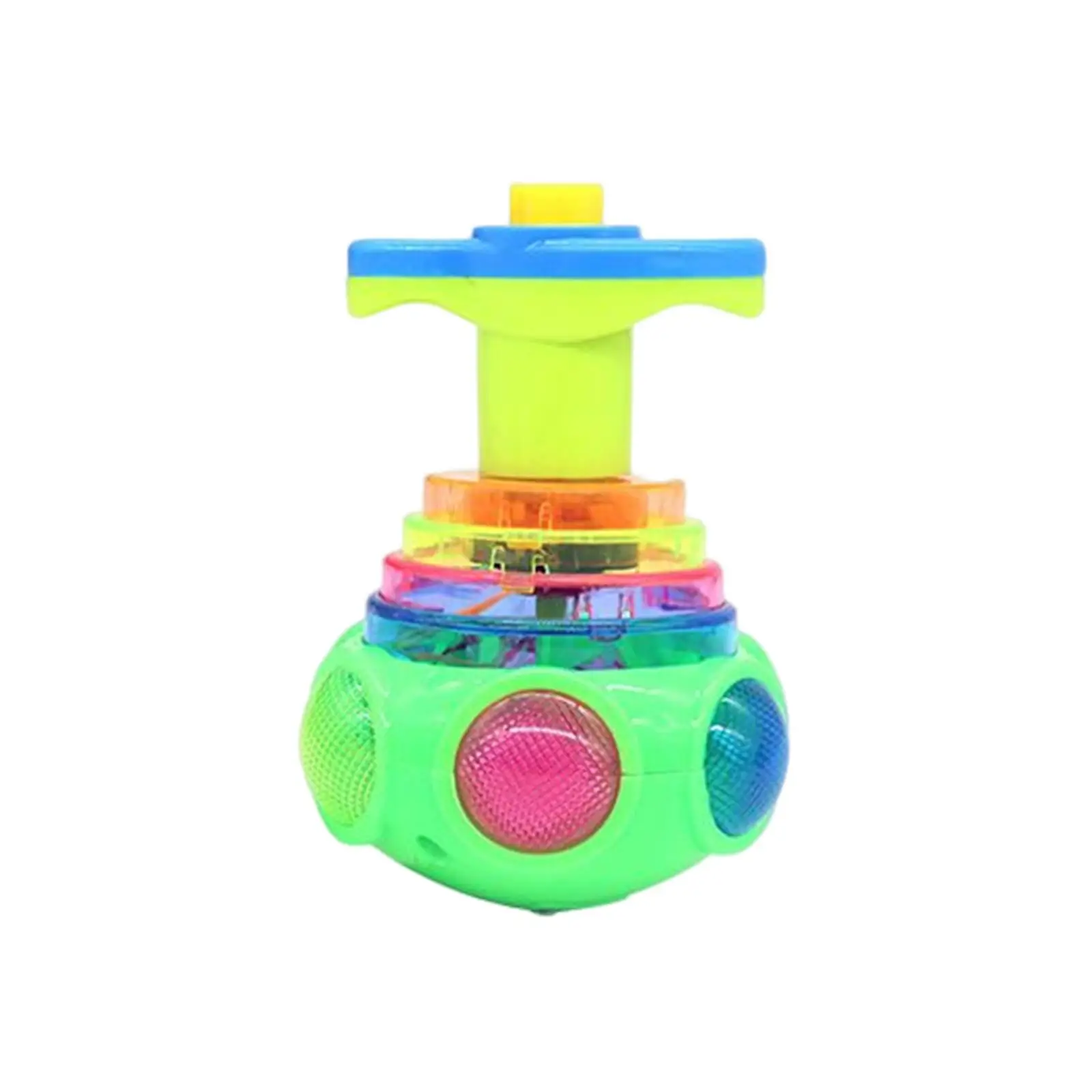 Spin Top Toy Musical Gyroscope LED Gyro spin Novelty Flashing spin Music Gyroscope