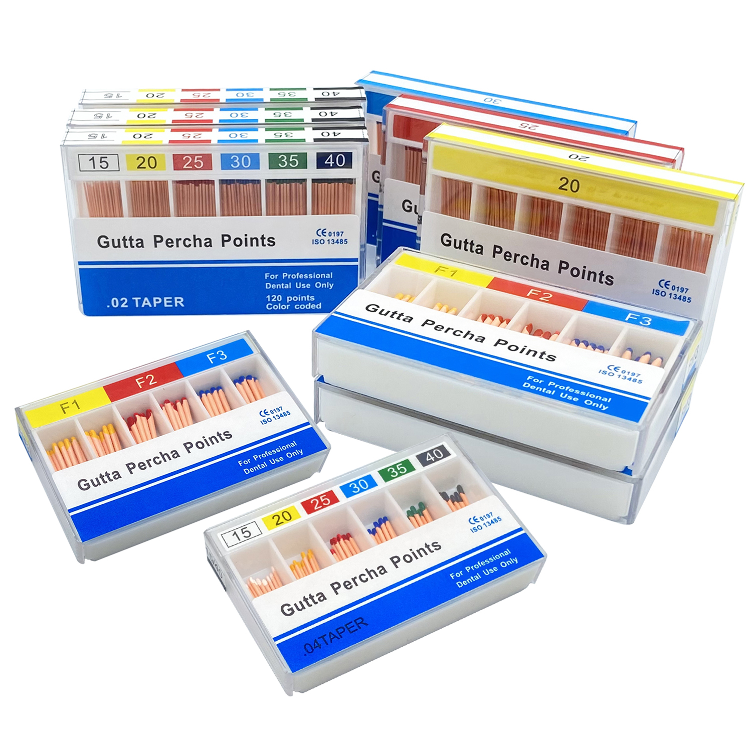 Best of 10 Boxes Dental Gutta Percha Points Root Canal Endodontics Cotton Fiber Tips Dentistry Materials 02 04 06 Taper #15-40 #F1 F2 F3 Reviews & Tips