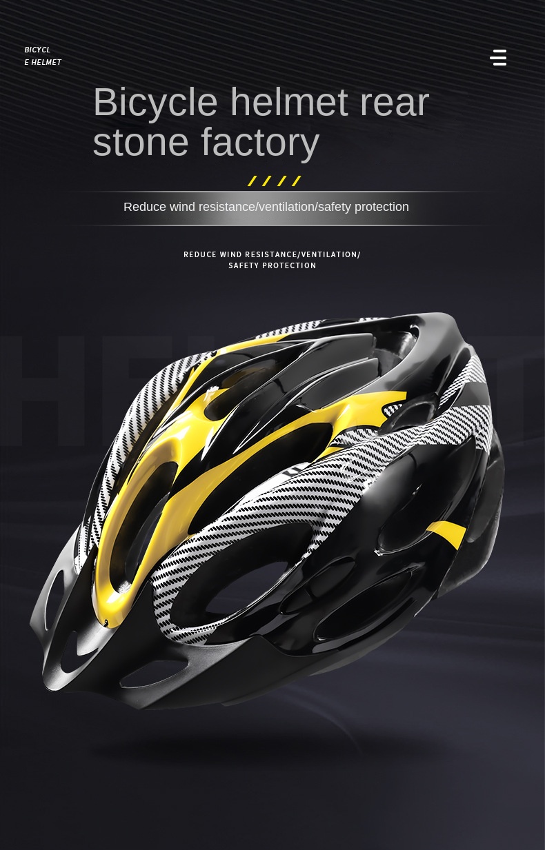 Description Picture 2 of itemCarbon fiber Texture Helmet Adult MTB Mountain Bike Cycling Equipment Safety Bicycle Motorcycle Hat Caps female male EPS Foam