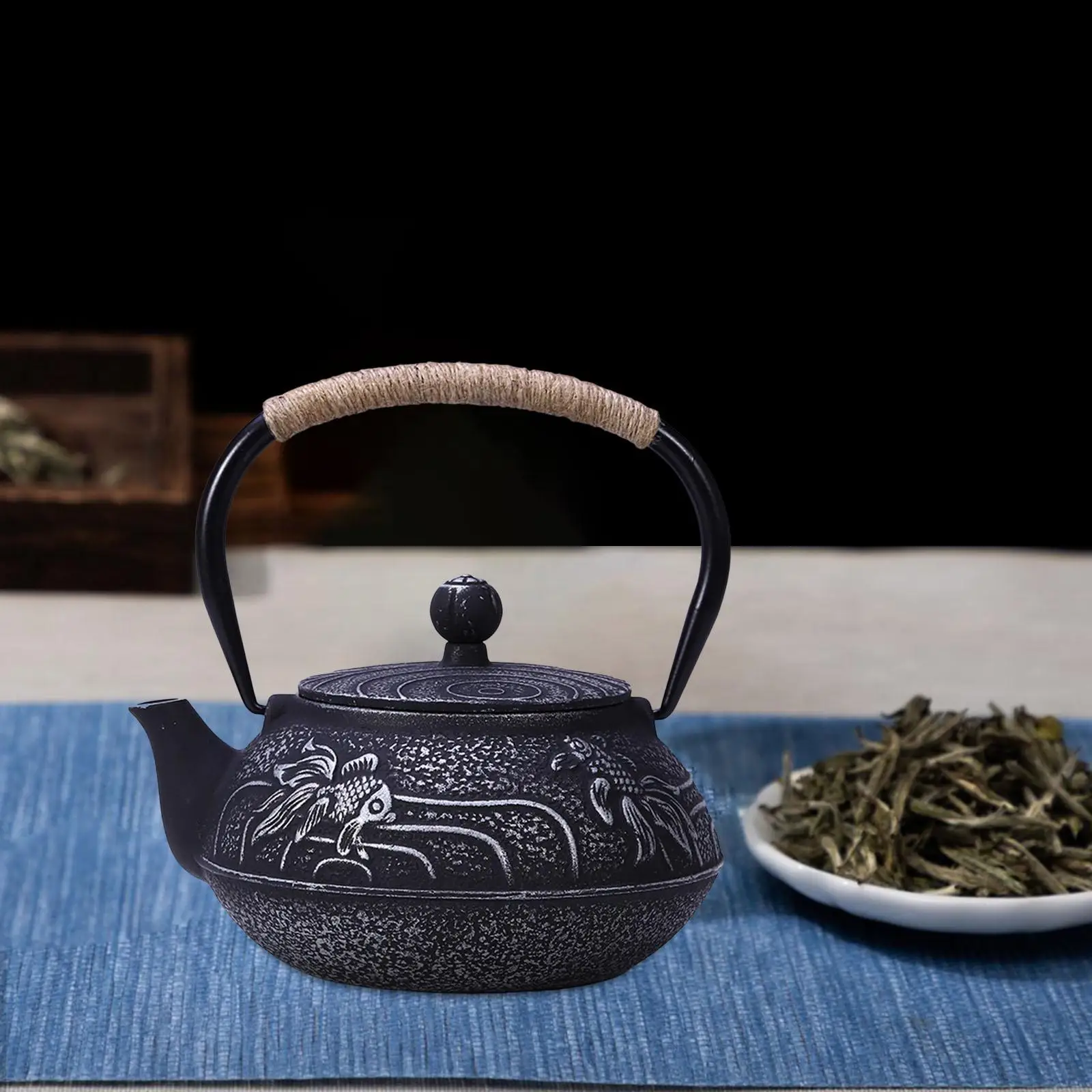 Traditional Cast Iron Teapot Handmade Japanese Tea Pot Tea Kettle Coffee Pots
