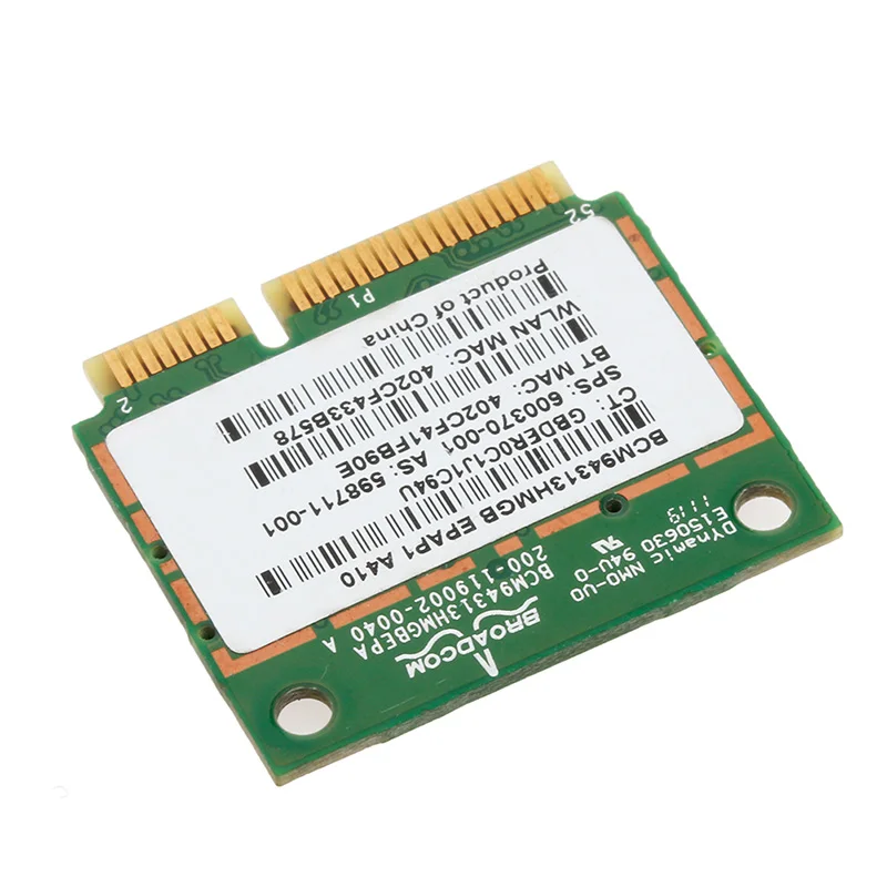 R9JA Nửa Mini PCI-E 802.11n Wifi Thẻ Bluetooth-Tương Thích BCM94313HMGB 600370-001 wifi usb