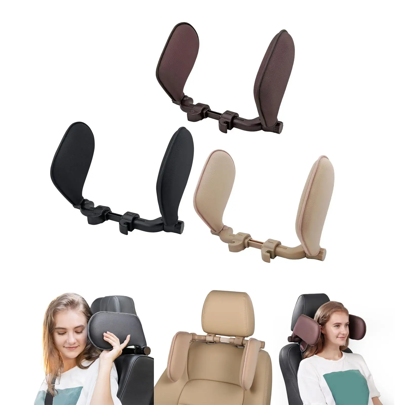 U Shaped Car Headrest Pad Side  Universal Soft for Adults Kids