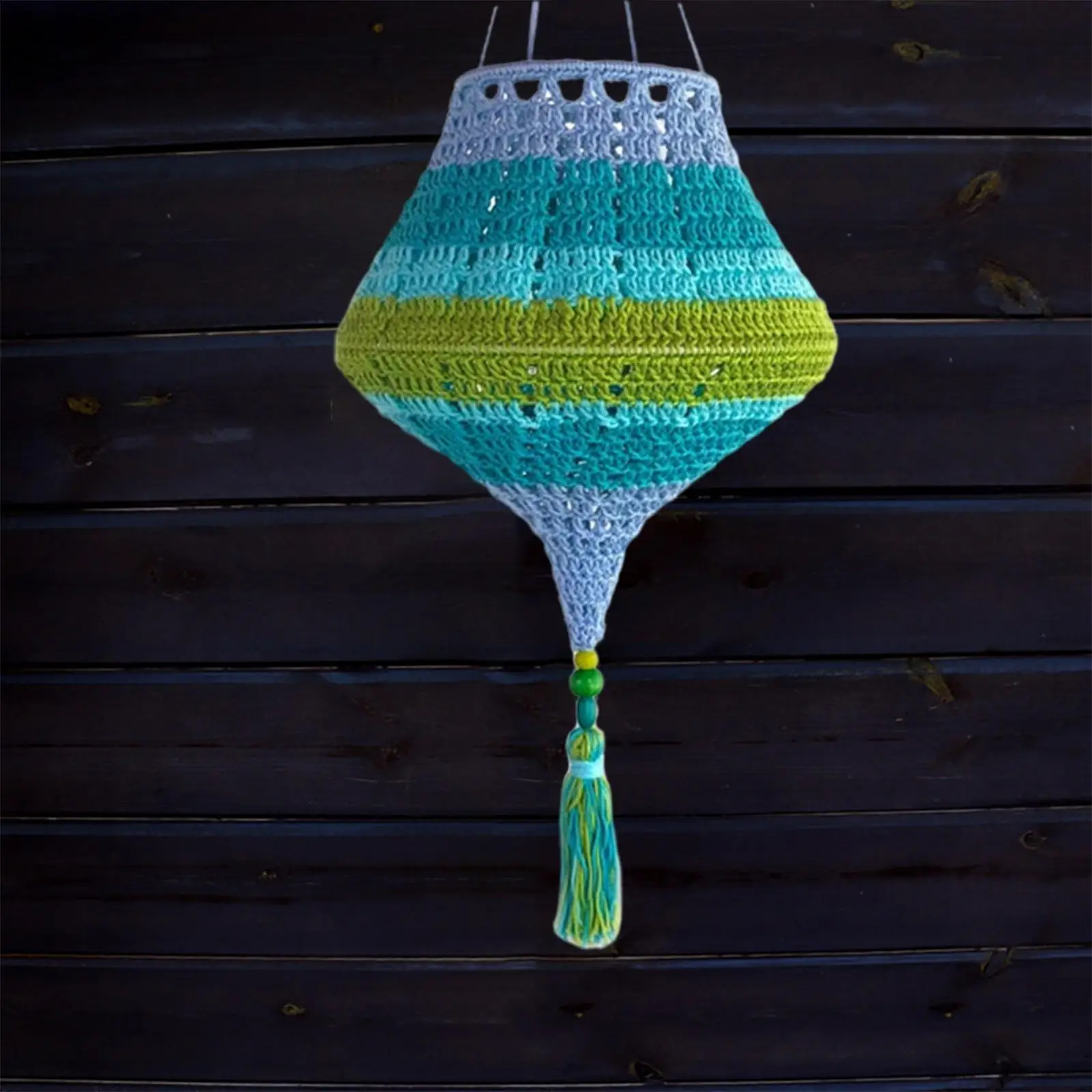 Nordic Macrame Lamp Shade Woven Boho Lampshade Light Cover Home Party Decor
