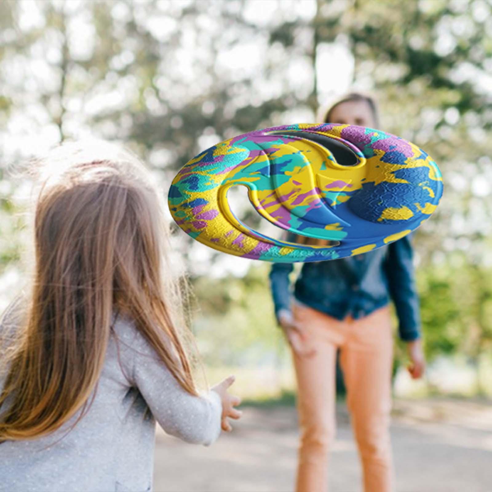 Flying Saucers Hand Throwing Avoidance Plate for Games Lawn Outdoor