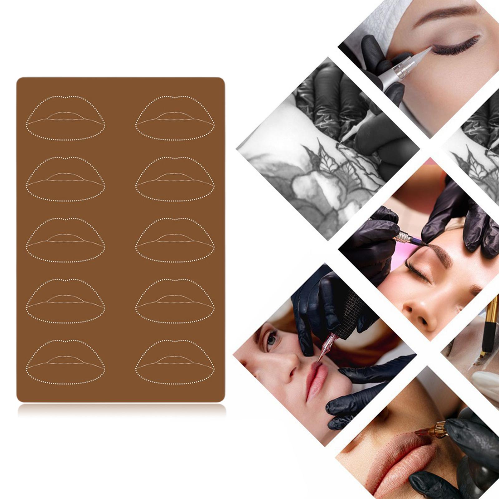 Eyebrow Practice Skin Realistic Eyebrow Lip Eyeline Permanent for Beautician