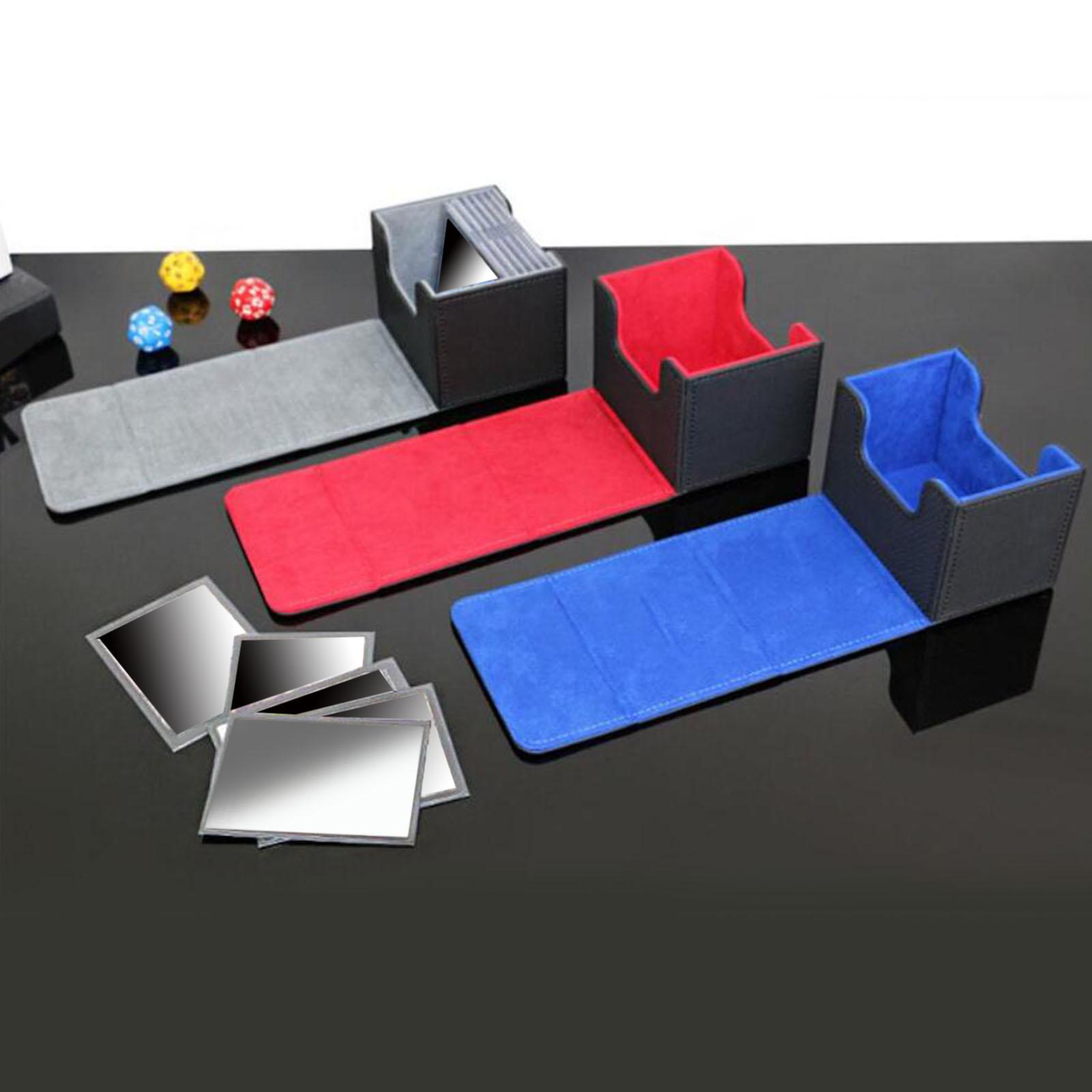 Trading Card Deck Box Storage Holder Case Premium Baseball Card Display Organization Album Magnet Closure Gathering Card Toy