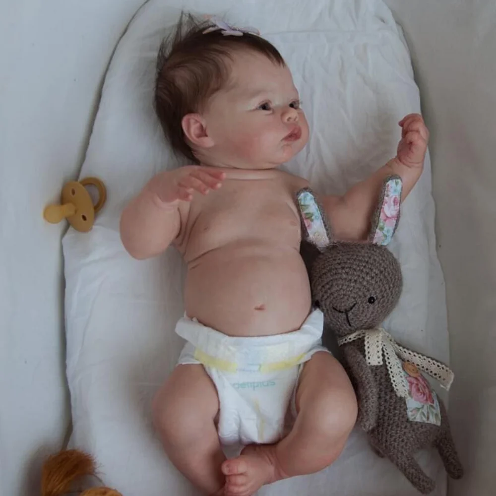 Boneca Bebê Reborn Lena Corpo Inteiro Silicone Pode Dar Banho + Bichin –  Loja Flash