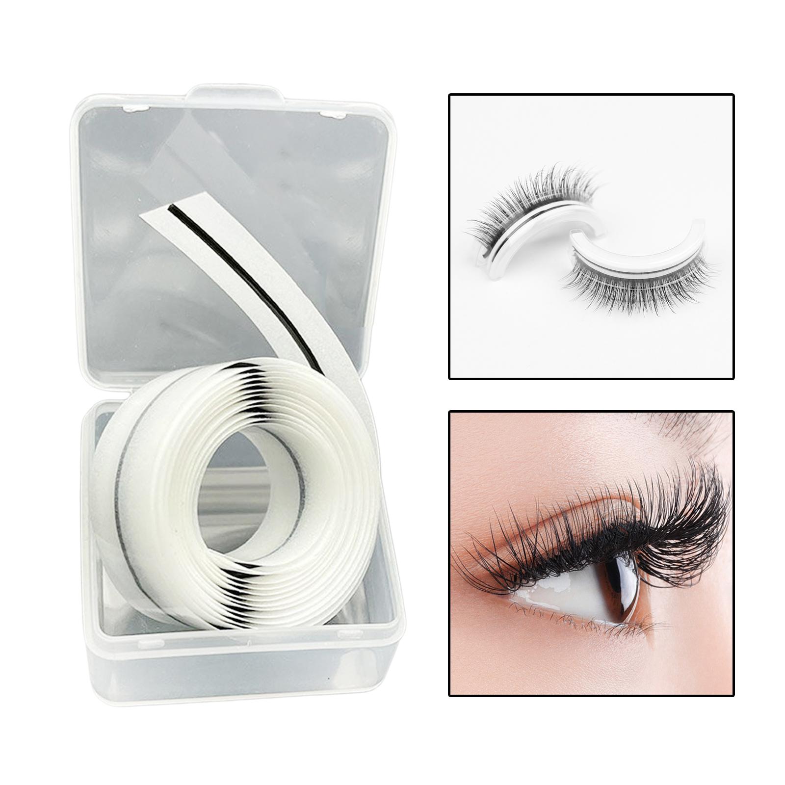 1 Meter Self Adhesive Lashes Glue, No Glue Needed Long Lasting Warm Sensitive Easy to Wear Portable Soft for Makeup False Lashes