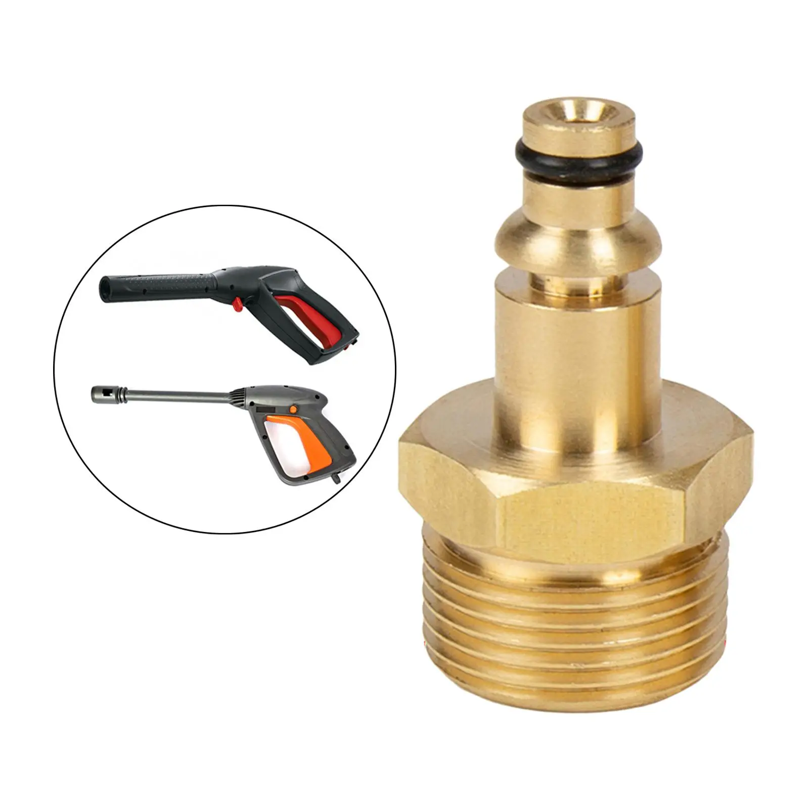 Pressure Washer Hose Converter Adapter Kit Brass for  Pressure Washer