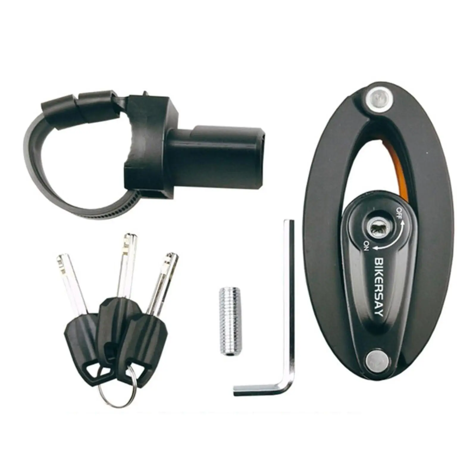 Folding Bike Lock, Compact Lock,   Lightweight   Accessory with Key Set for Bikes  and Scooters