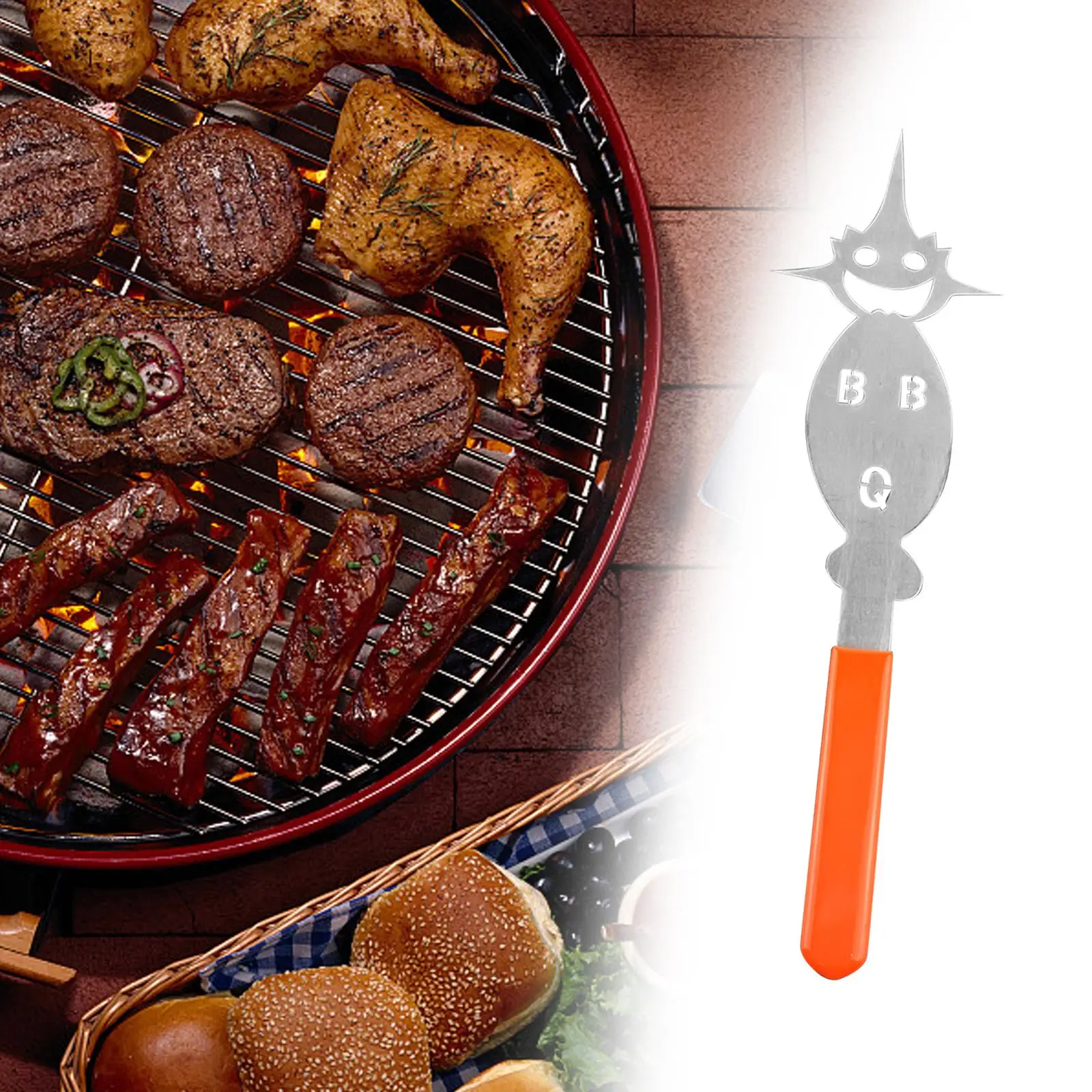 Barbecue Fork Grill Tools Portable Multipurpose Reusable Kitchen Supplies bbq Accessories for Home BBQ Cooking Meat Sausages