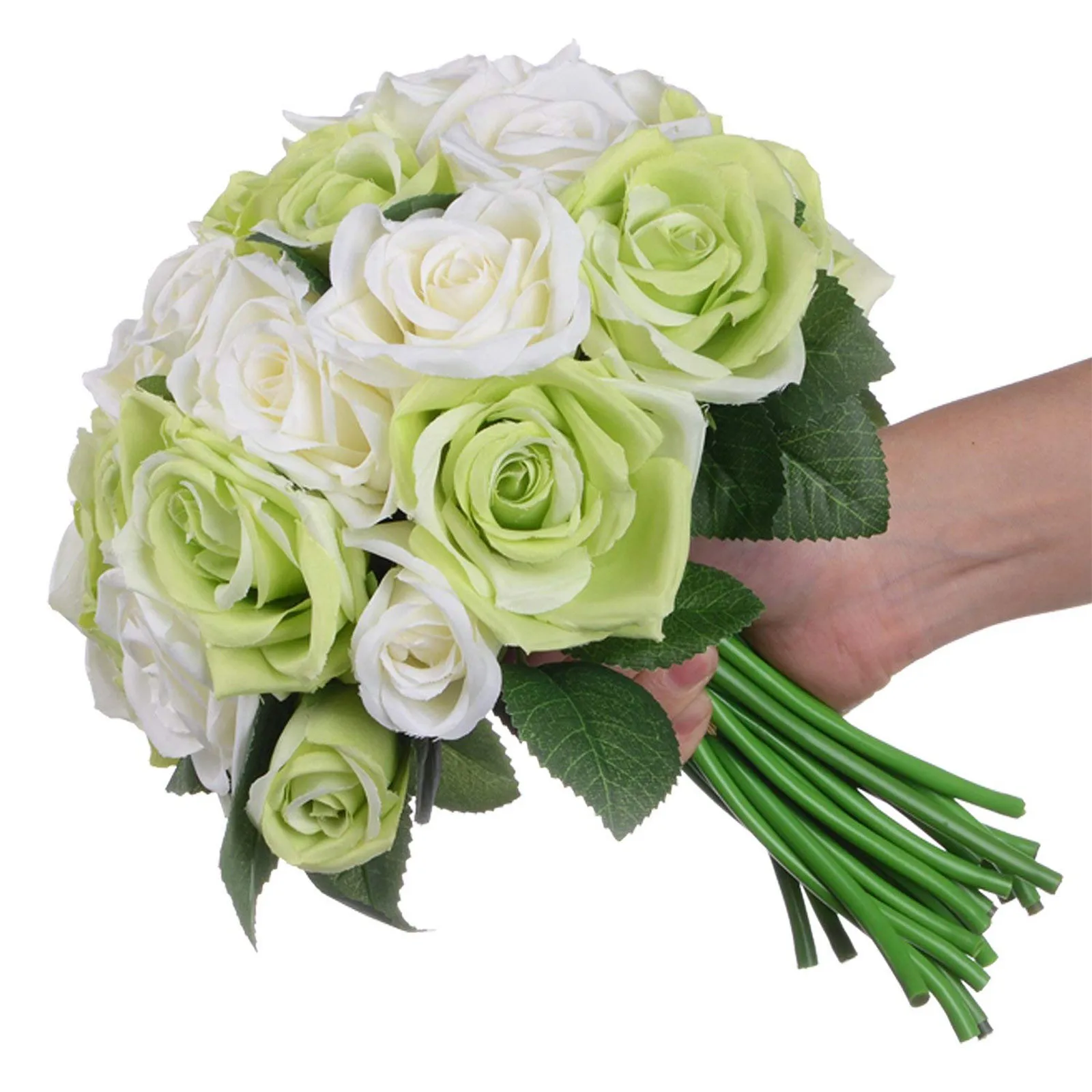 Лидер продаж, красивая роза, пион, искусственные шелковые цветы, маленький  белый букет, домашняя фотография, зимняя свадебная фотография | AliExpress