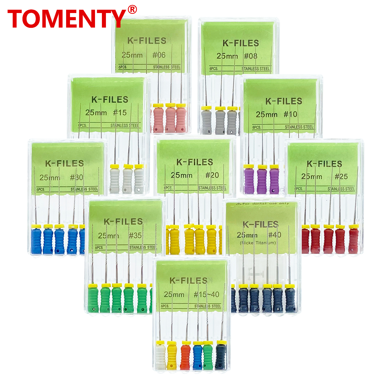 Best of 6Pcs / Box Tomenty Dental Hand Use K Files 21mm 25mm 31mm Stainless Steel Endodontic Root Canal File Dentistry Treatment Tools Reviews & Tips