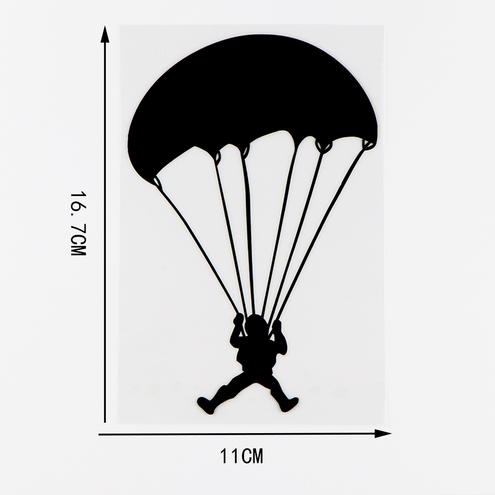 11x16,7 см Автомобильная Наклейка Виниловая наклейка парашют прыжок парашют  Экстремальные виды спорта художественное украшение