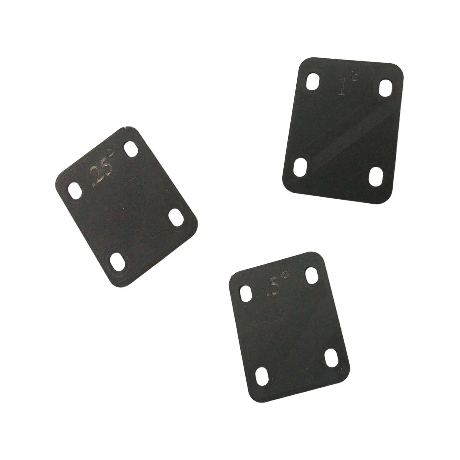 3 Pieces 4 Holes Neck Plate Gasket Accessories Replacement Part for guitar masters