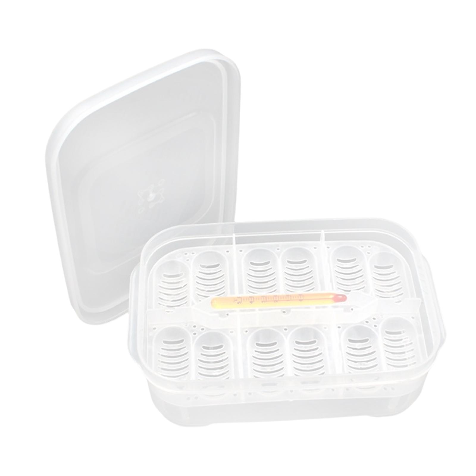Reptile Incubator Tray Incubation Suspended Snake DIY Container 12 Egg Gecko