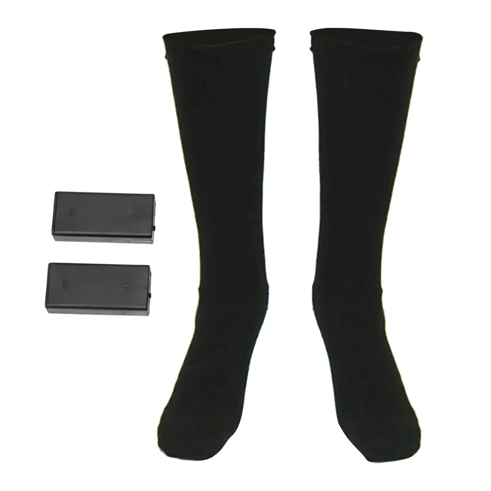 Heated Socks Comfortable Soft Thicken Warm Socks Tube Sock Heating Sock for Camping Walking Motorcycle Fishing Women Men