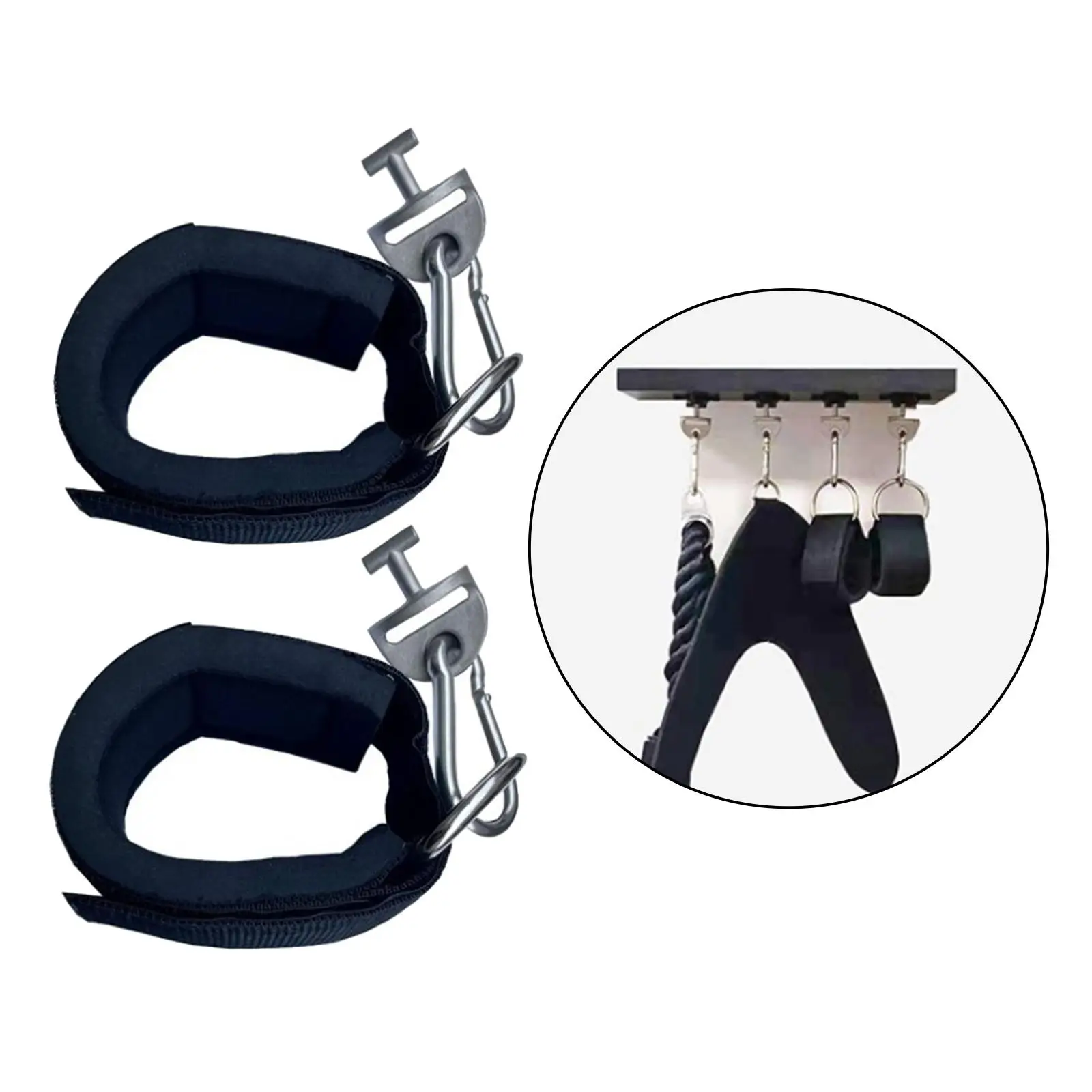 Ankle Straps for Tonal Cable Machine Foot Support Exercise Machine Attachments Ankle Cuff for Glute Kickbacks Leg Curls Home Gym